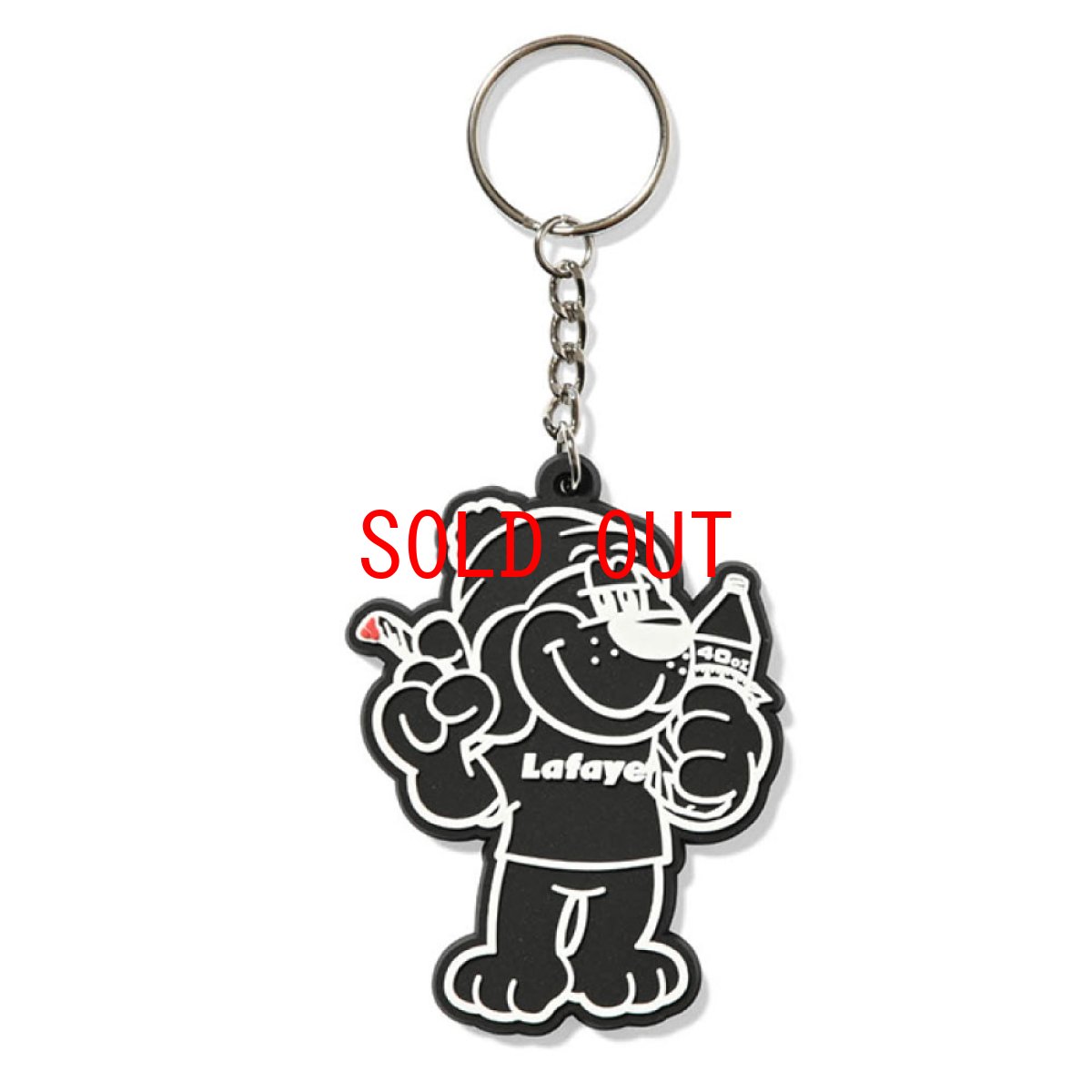 画像2: LFYT Smoking Dog Rubber Key Chain ラバー キーチェーン キーホルダー LFYT Lafayette (2)