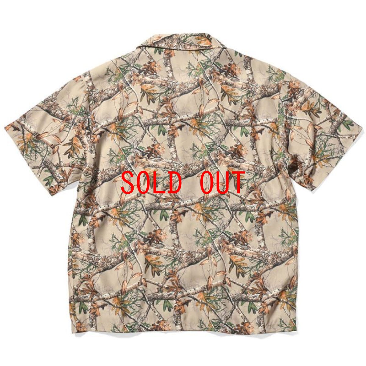 画像3: Patterned Open Collar S/S Real Tree Camo Shirt カモ 迷彩 半袖 開襟 シャツ (3)
