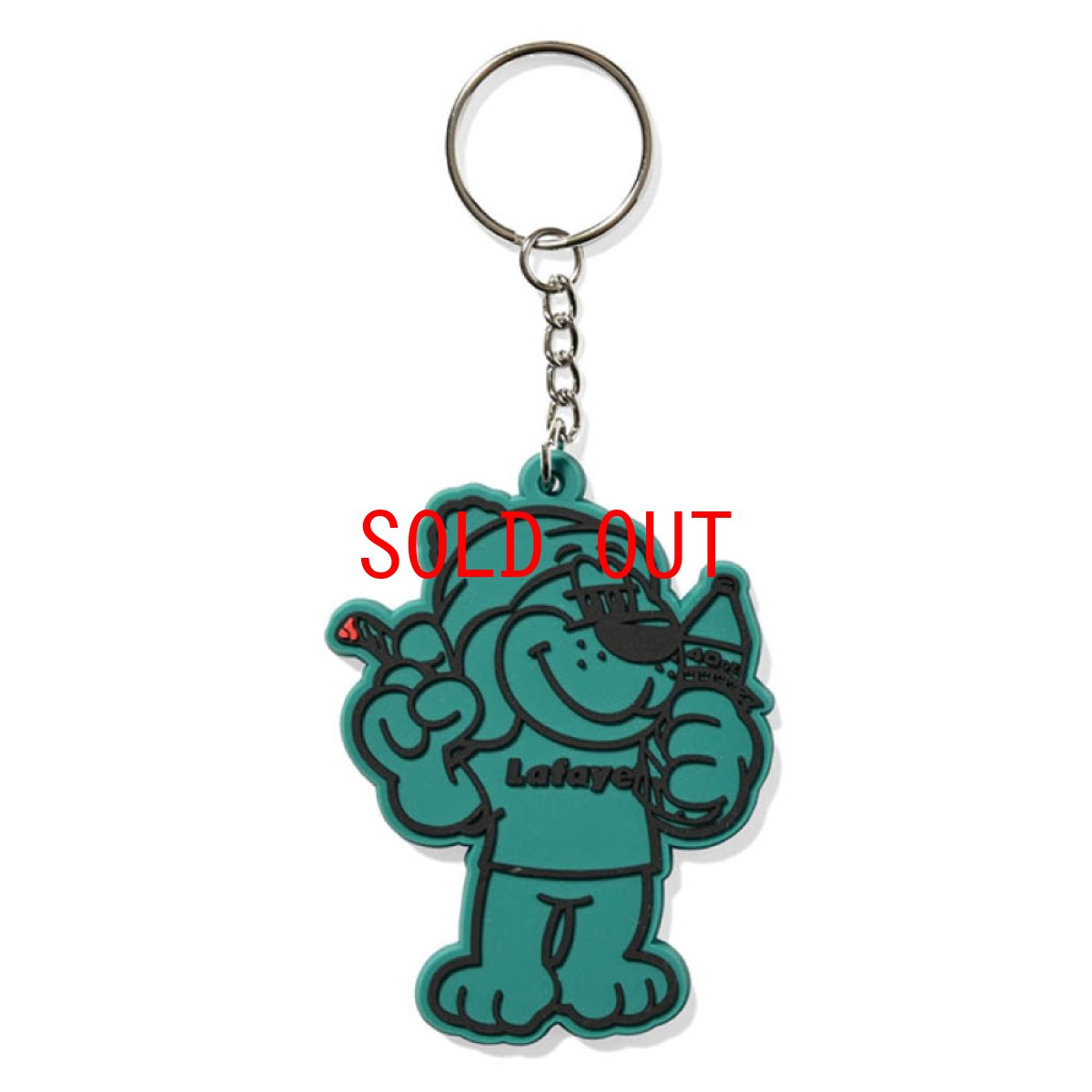 画像3: LFYT Smoking Dog Rubber Key Chain ラバー キーチェーン キーホルダー LFYT Lafayette (3)