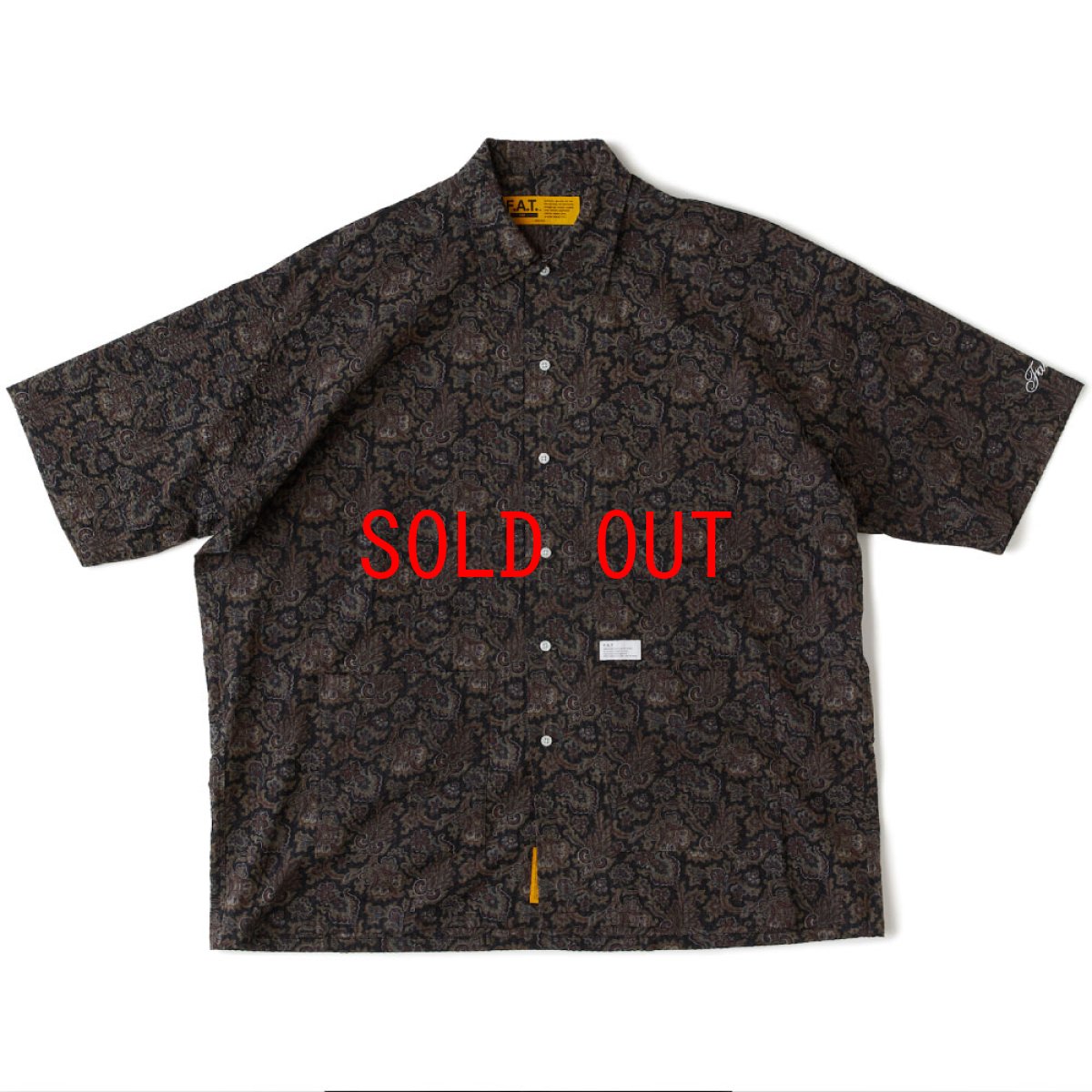 画像2: GIGANICAL S/S All Over Waffle Shirts 総柄 半袖 シャツ (2)