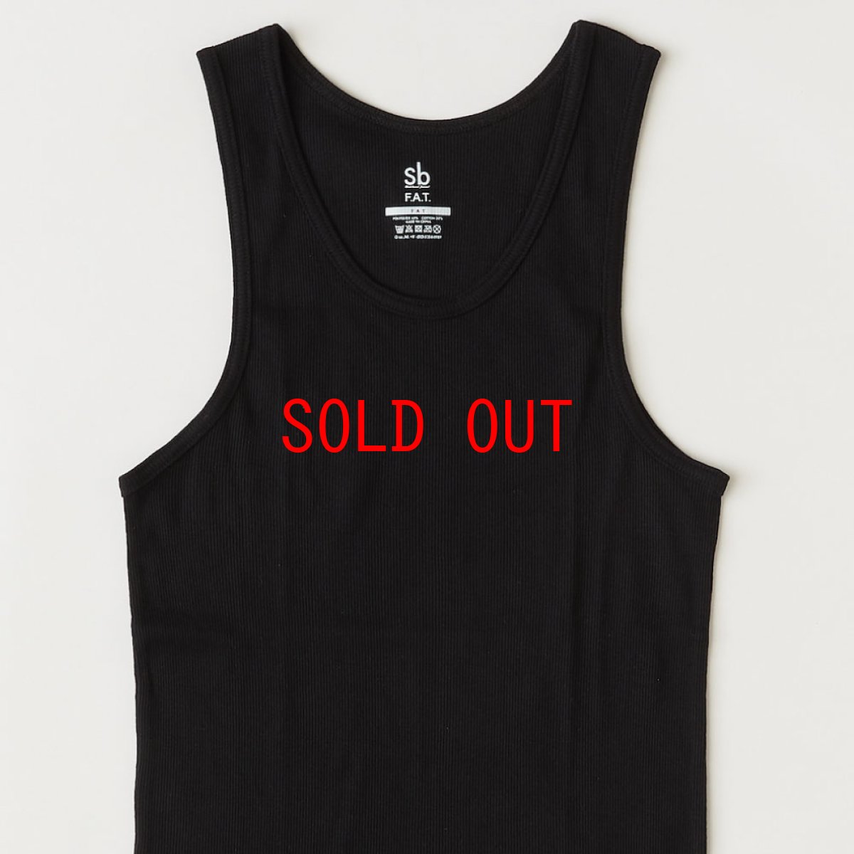 画像6: JT03 Rib Tank Top Shrink to Fit リブ タンク トップ (6)