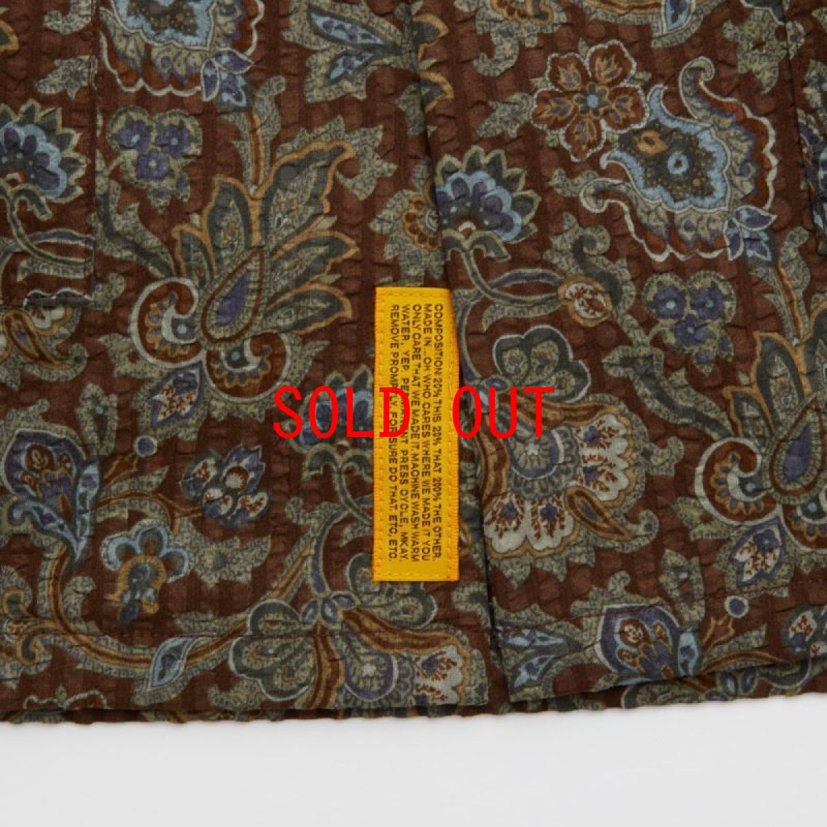 画像6: GIGANICAL S/S All Over Waffle Shirts 総柄 半袖 シャツ (6)