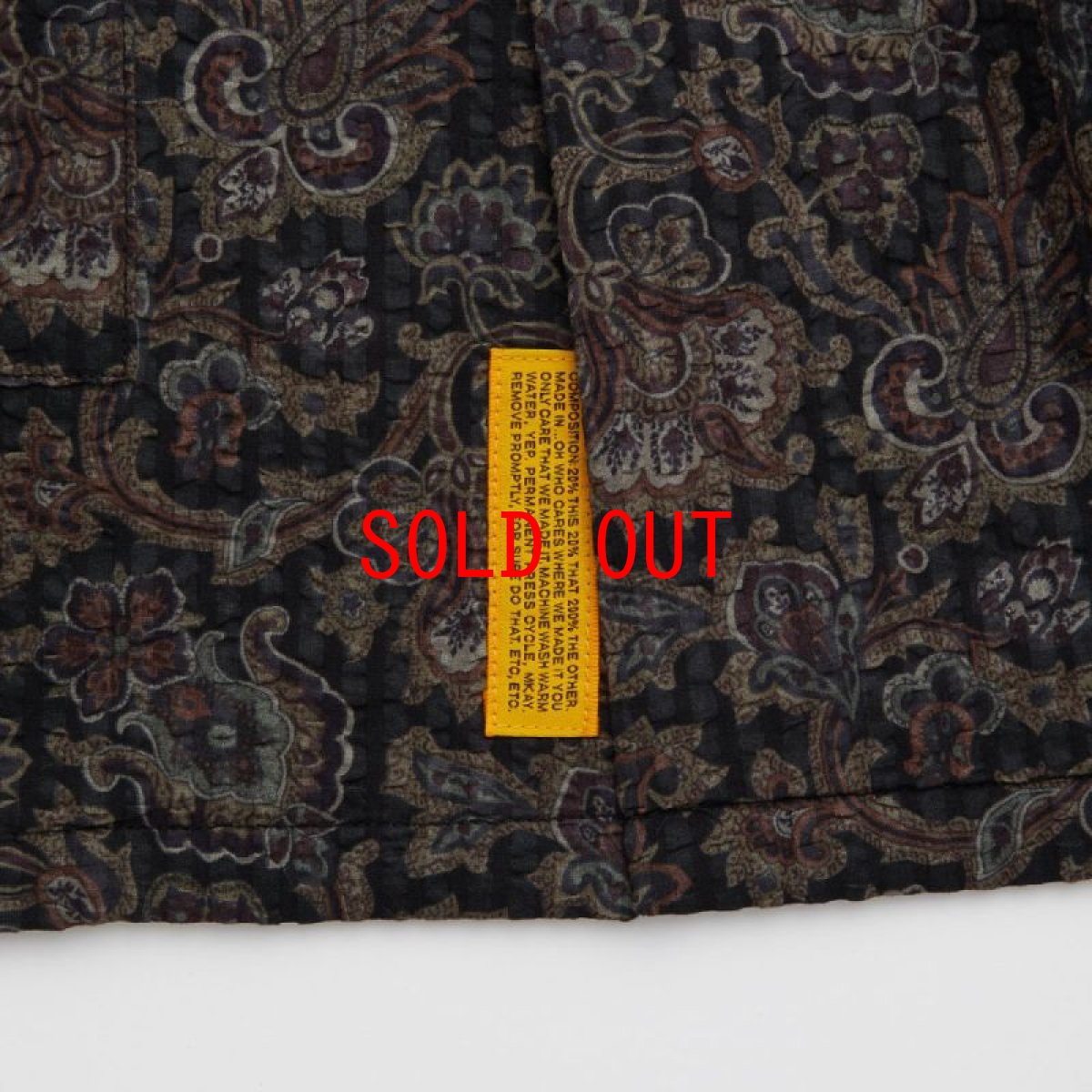 画像7: GIGANICAL S/S All Over Waffle Shirts 総柄 半袖 シャツ (7)