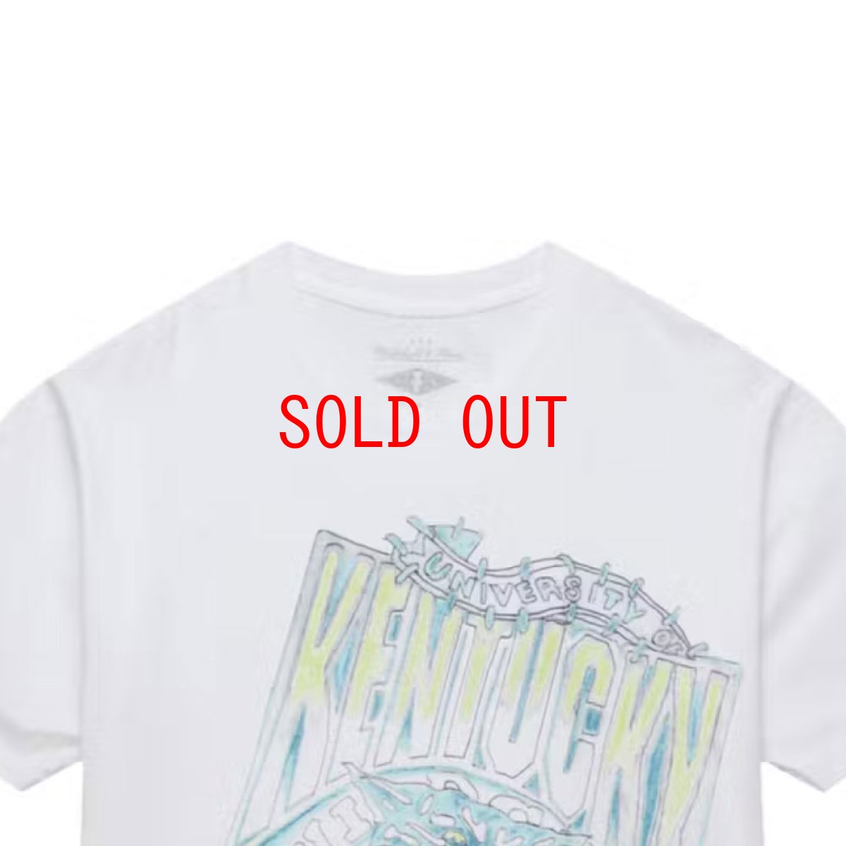 画像2: × Mitchell & Ness × UNIVERSITY OF Kentuckey S/S Tee ミッチェルアンドネス ケンタッキー 半袖 Tシャツ (2)