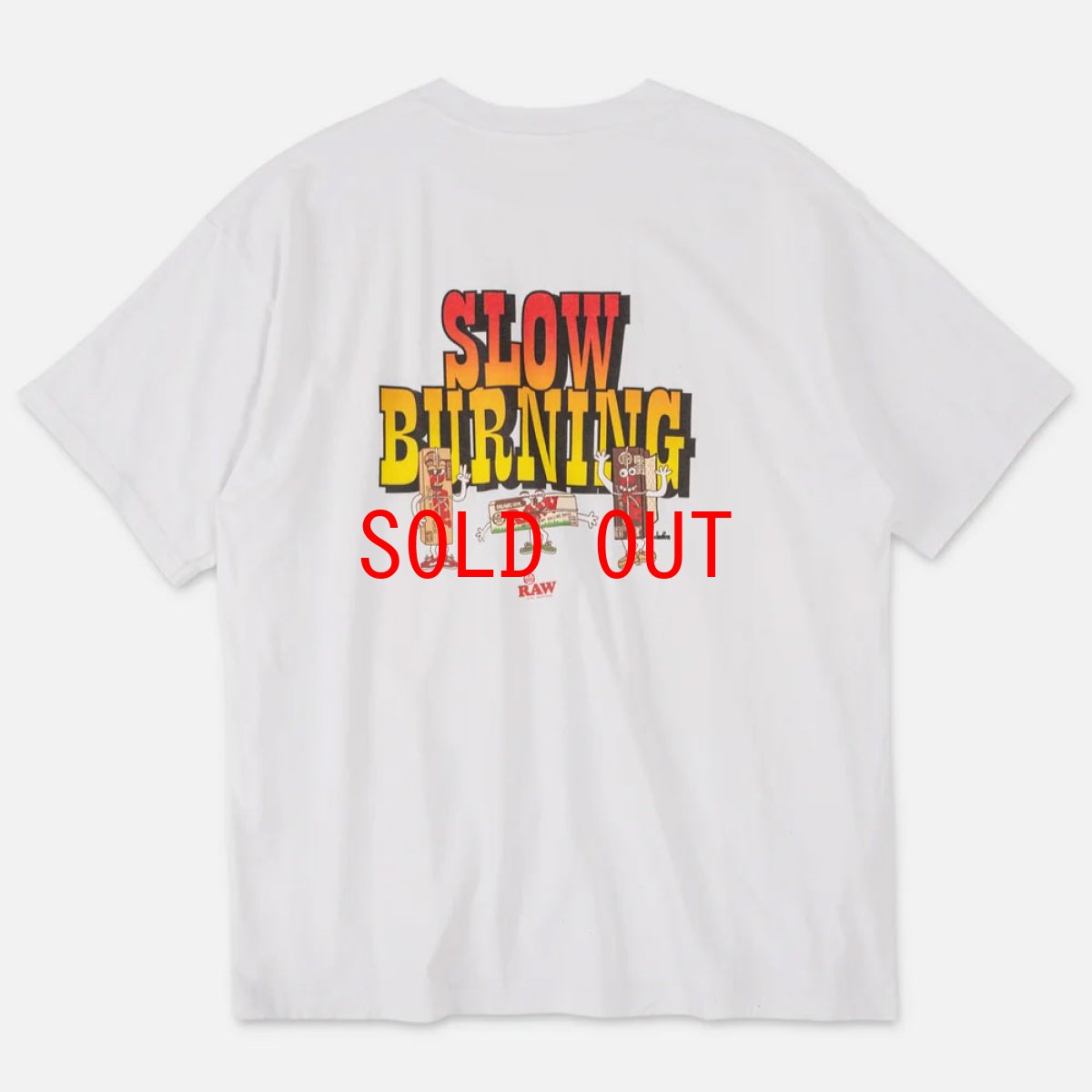 画像3: x RAW Slow Burning S/S Tee artwork by cleofus 半袖 Tシャツ (3)