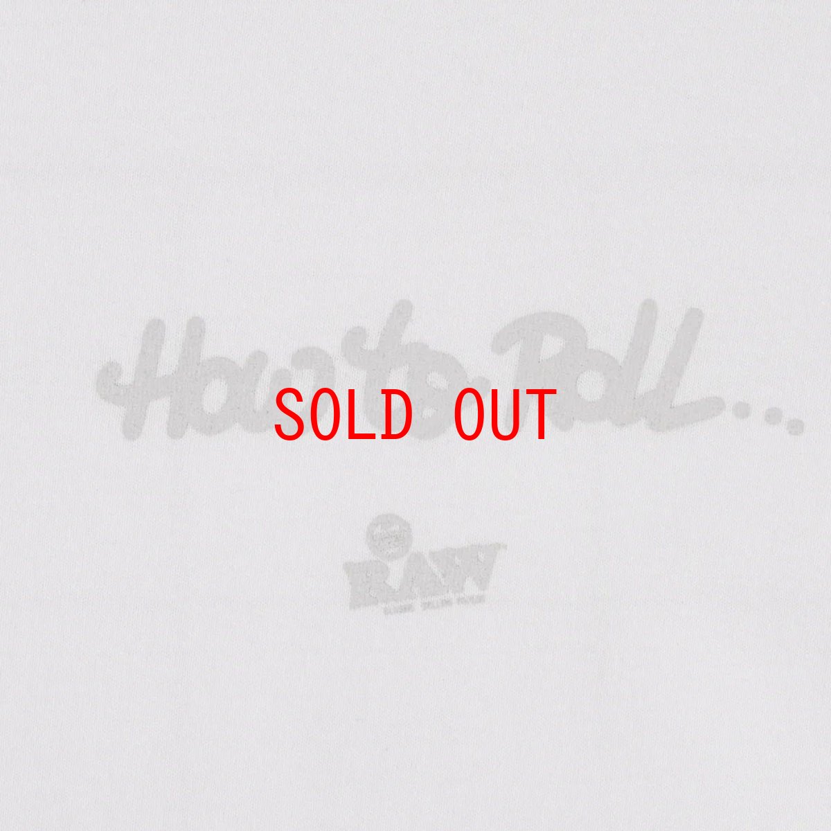 画像4: x RAW How to roll S/S Tee artwork by cleofus 半袖 Tシャツ (4)