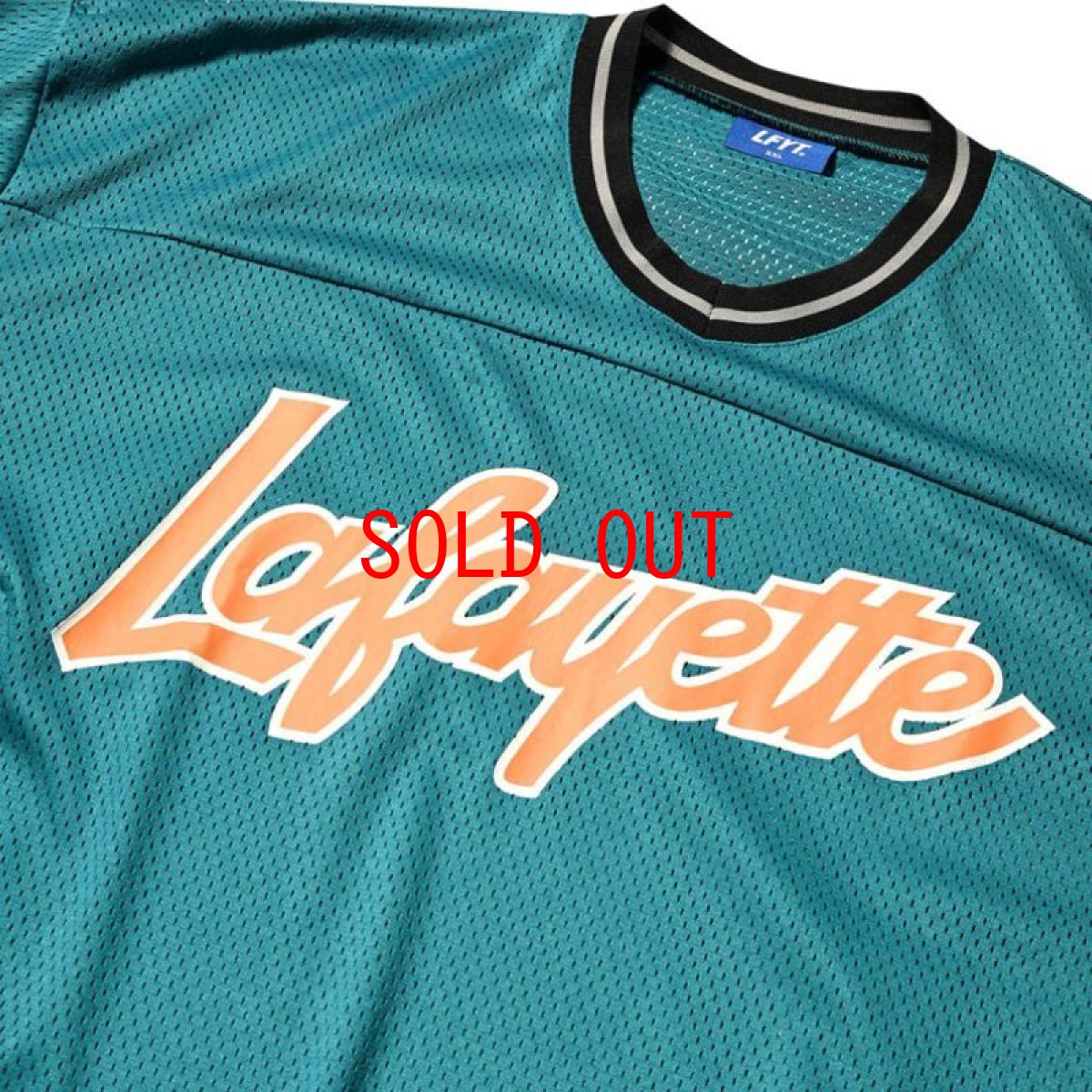 画像3: Script Logo Mesh Football Tee Green 半袖 メッシュ Tシャツ (3)