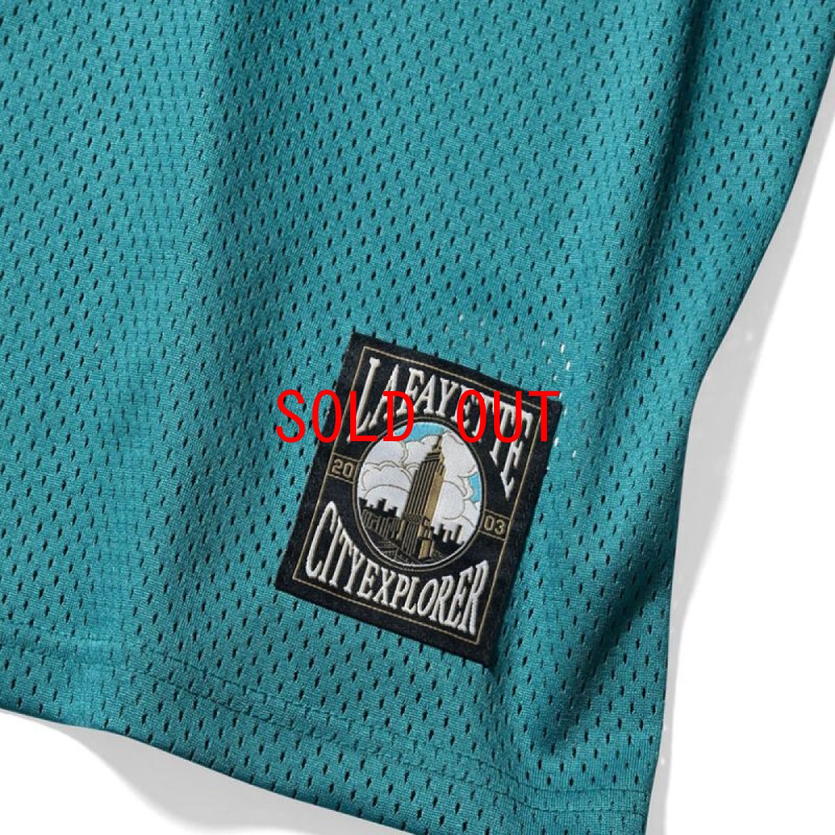 画像4: Script Logo Mesh Football Tee Green 半袖 メッシュ Tシャツ (4)