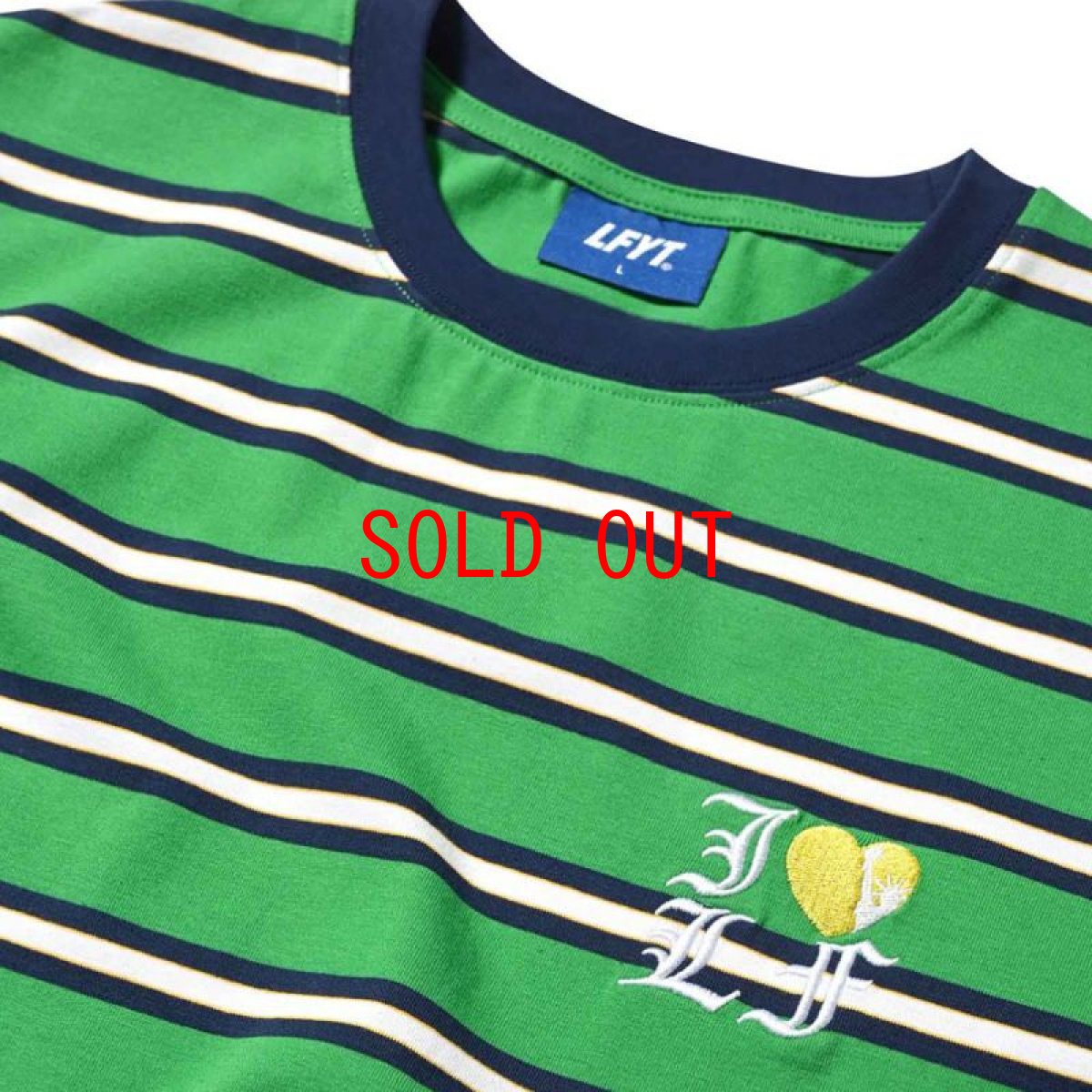 画像6: I Love LF Multi Border S/S Tee マルチ ボーダー 半袖 Tシャツ (6)