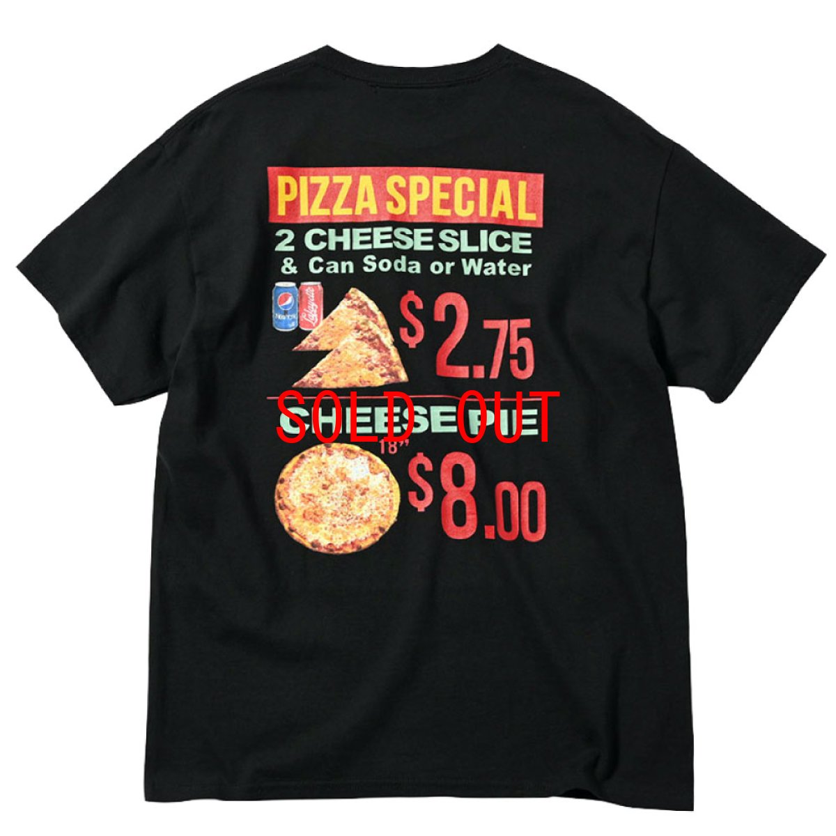 画像3: Dollar Slice Pizza S/S Tee Black 半袖 Tシャツ (3)