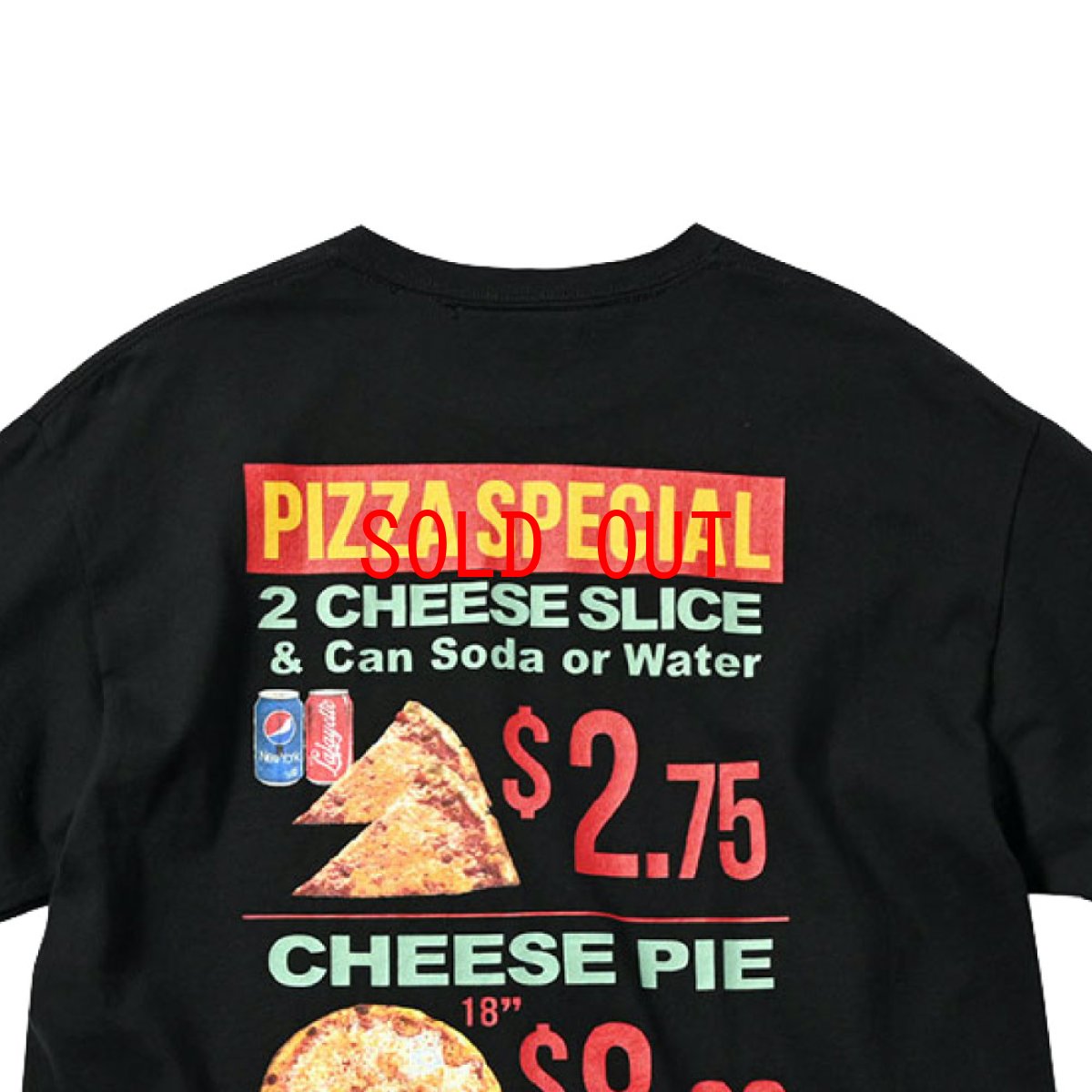 画像4: Dollar Slice Pizza S/S Tee Black 半袖 Tシャツ (4)