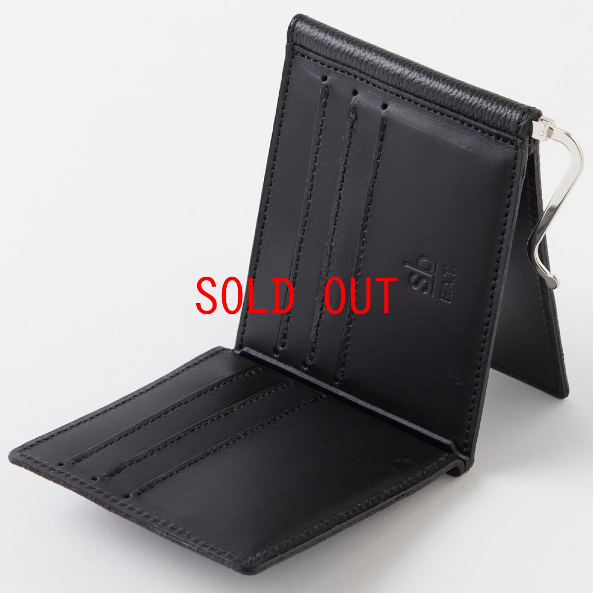 画像5: JW01 Leather Wallet Black 牛革 レザー カード  クリップ ウォレット マネークリップ 財布 (5)