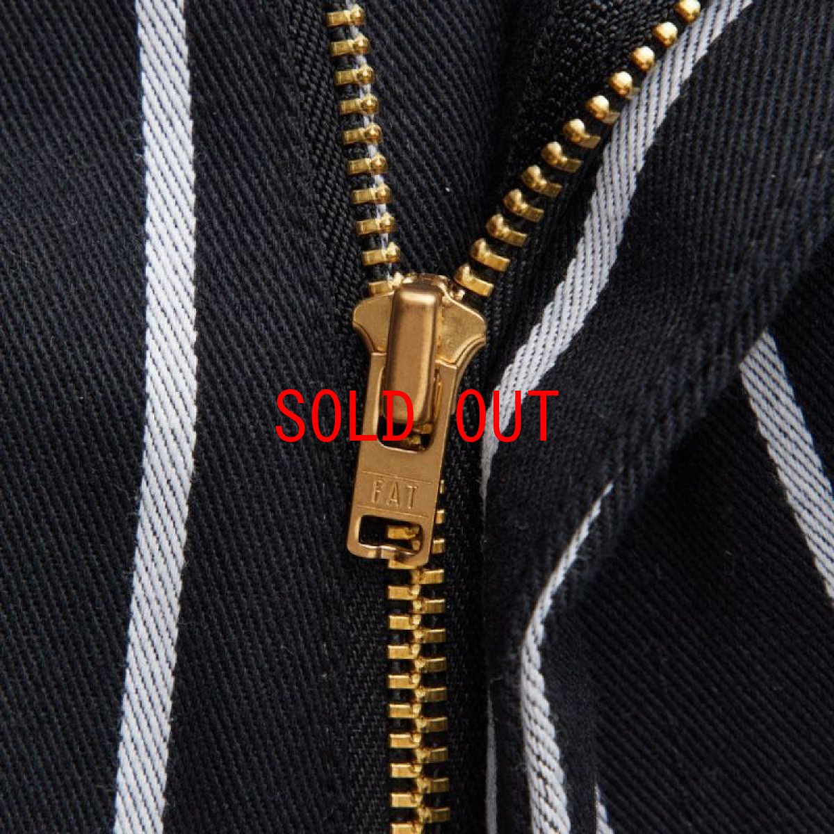 画像5: × Redkap OVERKAP Wide Chino Stripe Pants Black レッドキャップ ワイド チノ ストライプ パンツ (5)