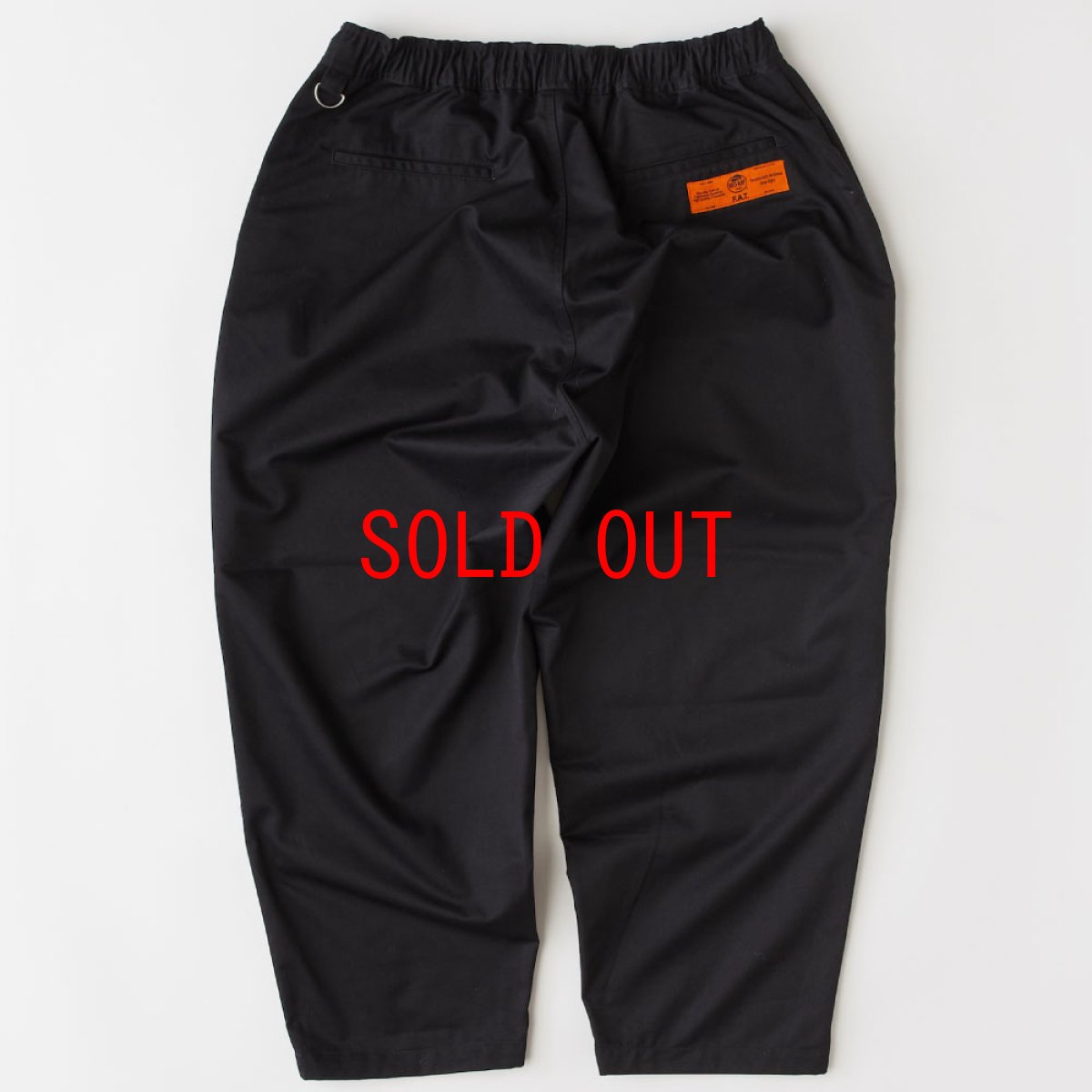 画像3: × Redkap FULLKAP Wide Chino Pants Black レッドキャップ ワイド チノ タイプ パンツ シルエット (3)