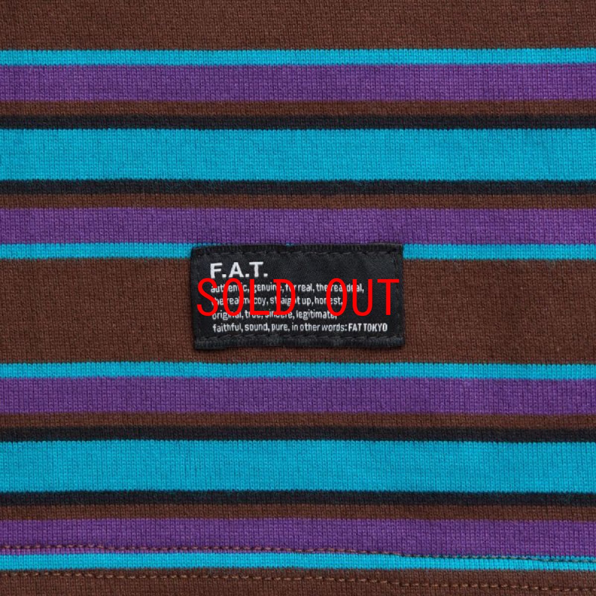 画像7: GIGANDA S/S Tee Brown 半袖 ボーダー Tシャツ (7)