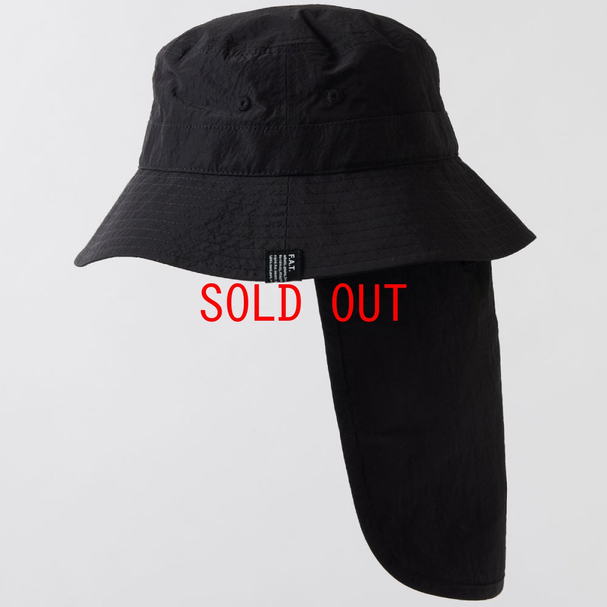 画像3: POTRIPPER Bucket Hat ナイロン リップストップ サンシェード ドローコード ハット 帽子 (3)