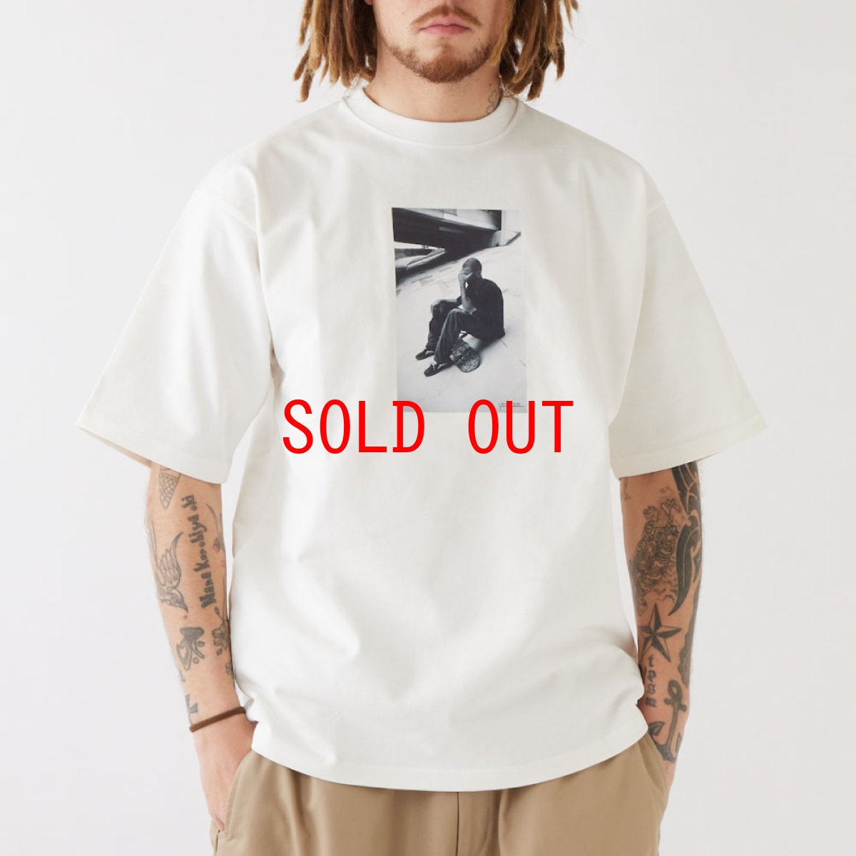 画像3: J.R. "HEART" S/S Tee White 半袖 ヘビーオンス フォト Tシャツ (3)