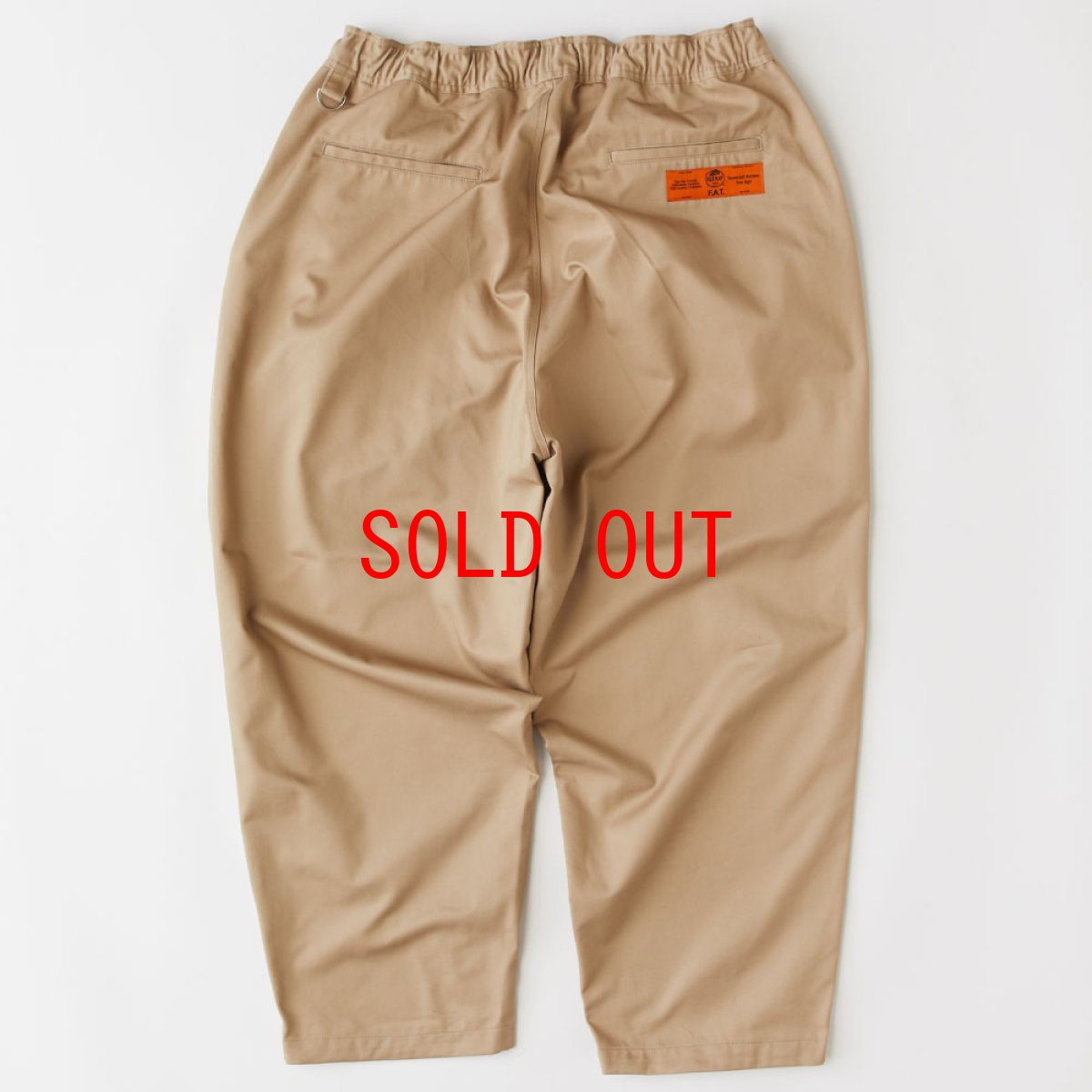 画像3: × Redkap FULLKAP Wide Chino Pants Beige レッドキャップ ワイド チノ タイプ パンツ シルエット (3)