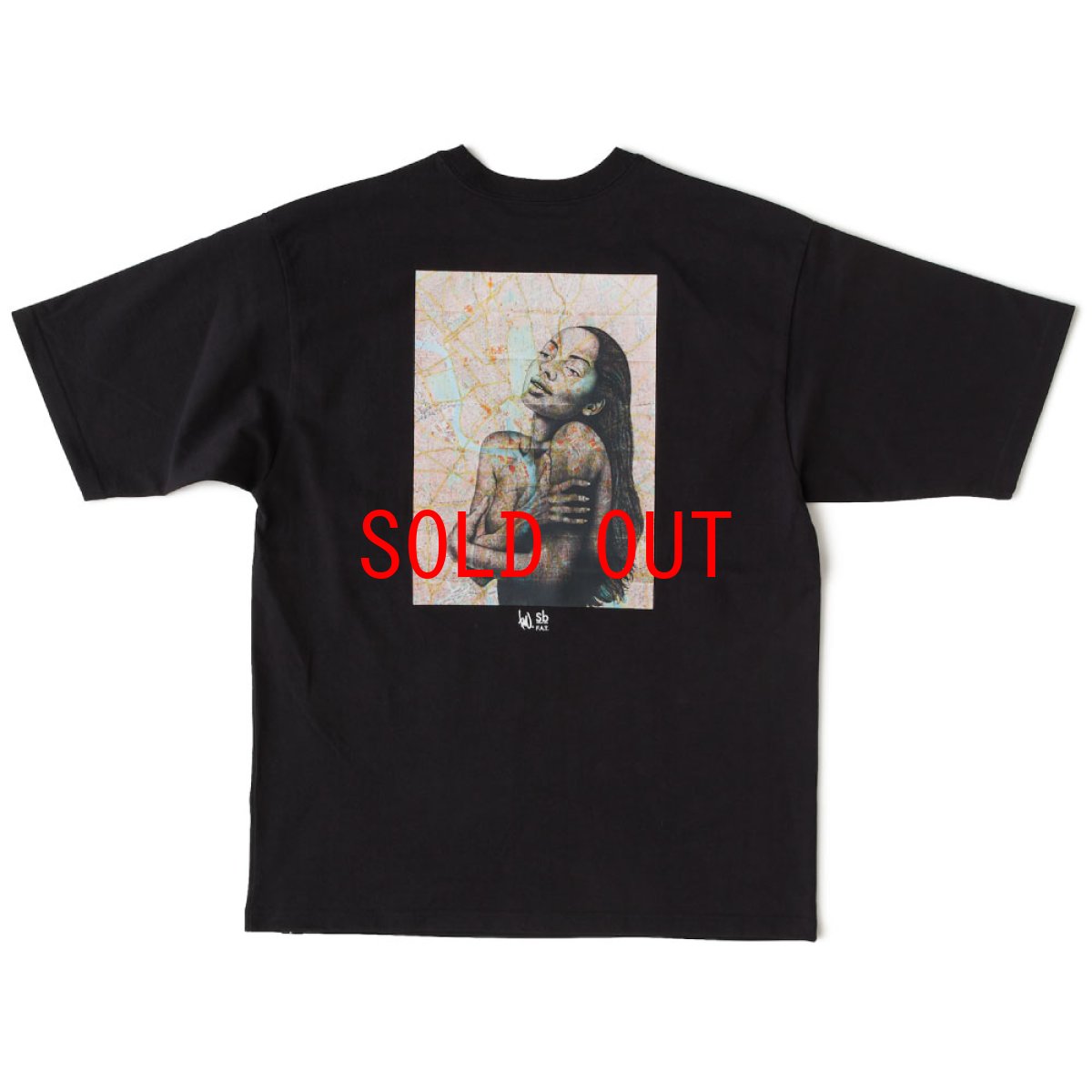 画像4: TAVU "SADE" S/S Tee Black 半袖 ヘビーオンス Tシャツ (4)