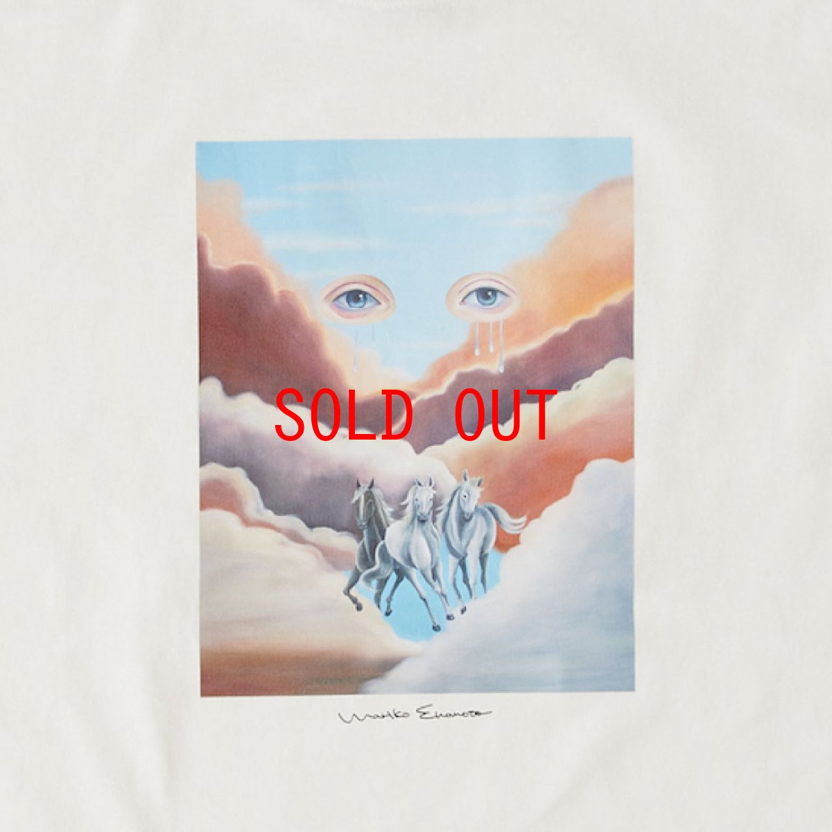 画像6: × Sb× Mariko Enomoto "DREAMER" S/S Tee White 半袖 ヘビーオンス Tシャツ (6)
