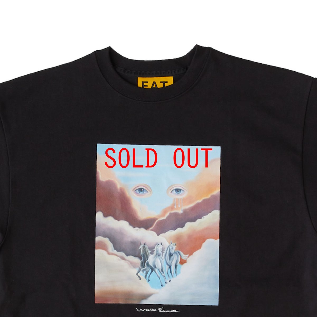 画像4: × Sb× Mariko Enomoto "DREAMER" S/S Tee Black 半袖 ヘビーオンス Tシャツ (4)