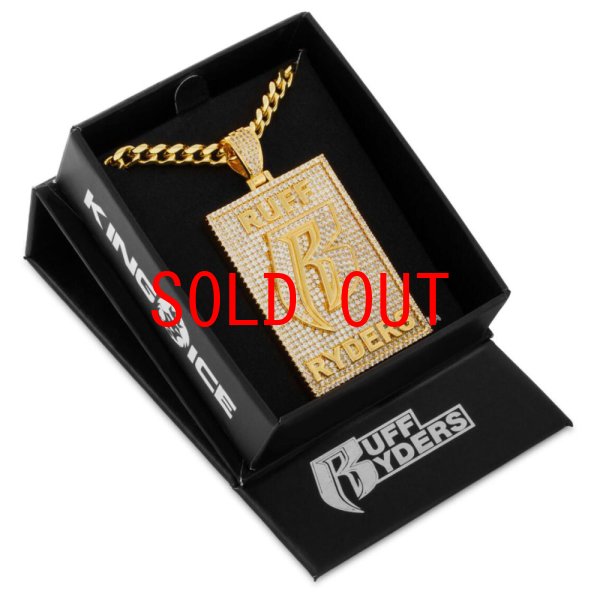 正規取扱通販店】King Ice(キングアイス) Ruff Ryders Dog Tag Logo