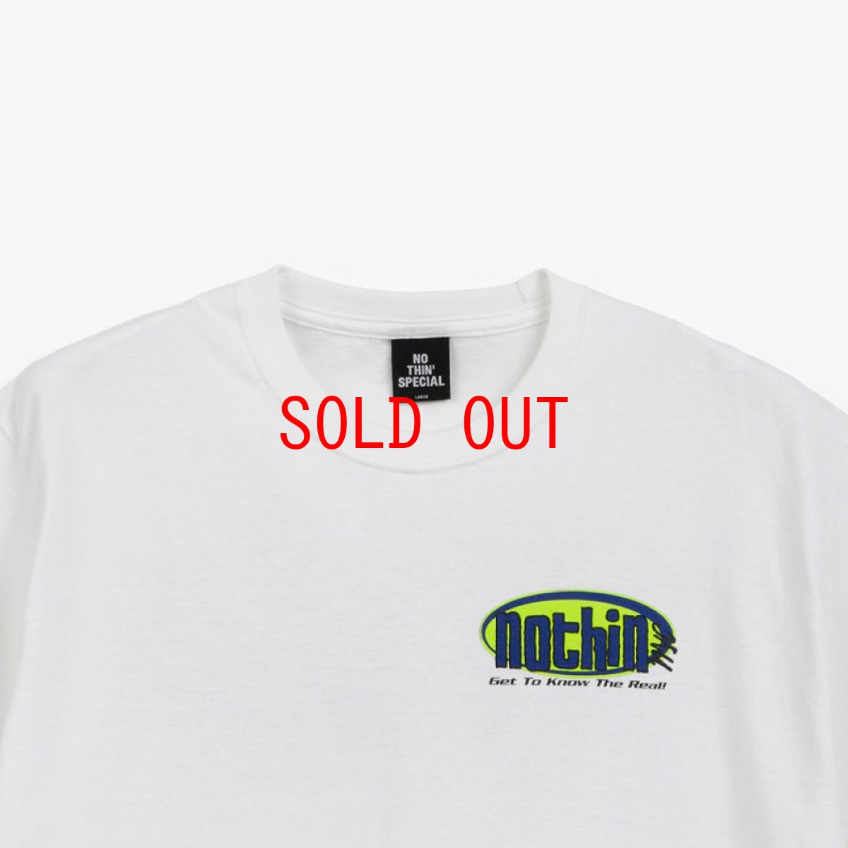 画像4: Get To Know S/S Tee WHT ロゴ 半袖 Tシャツ (4)