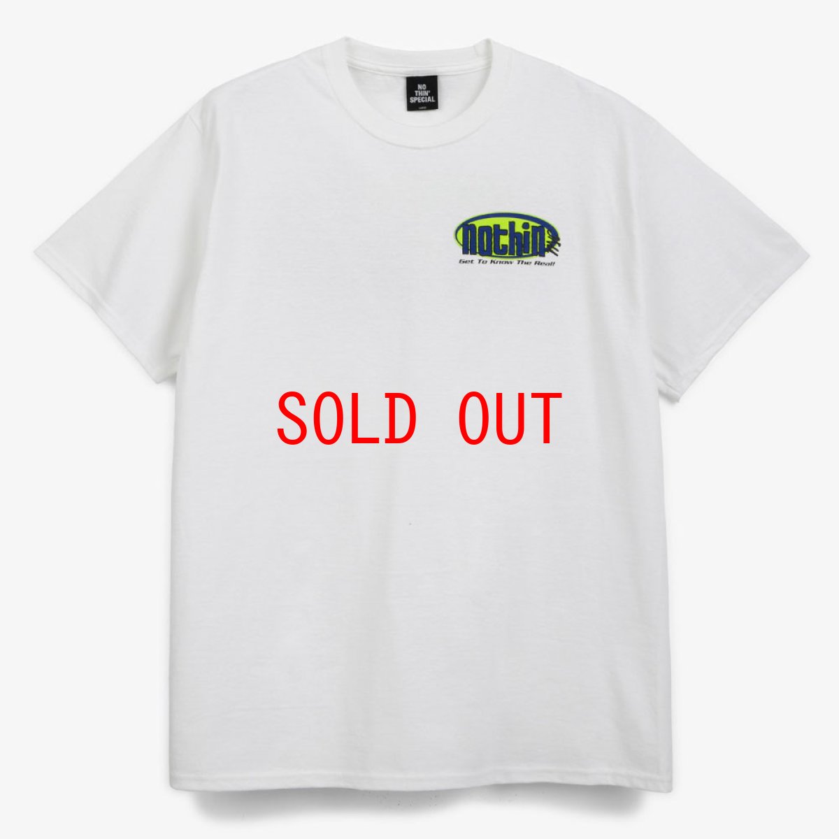 画像2: Get To Know S/S Tee WHT ロゴ 半袖 Tシャツ (2)