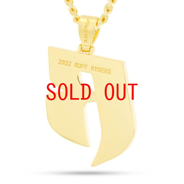 送料税込【RUFF RYDERS x KING ICE】LOGO NECKLACE☆(2色)国内発 King Ice x Ruff Ryders Logo 22