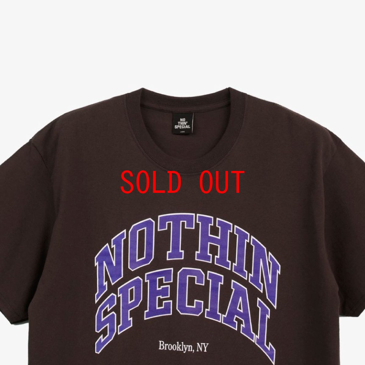 画像2: College Logo S/S Tee BRN カレッジ ロゴ 半袖 Tシャツ (2)