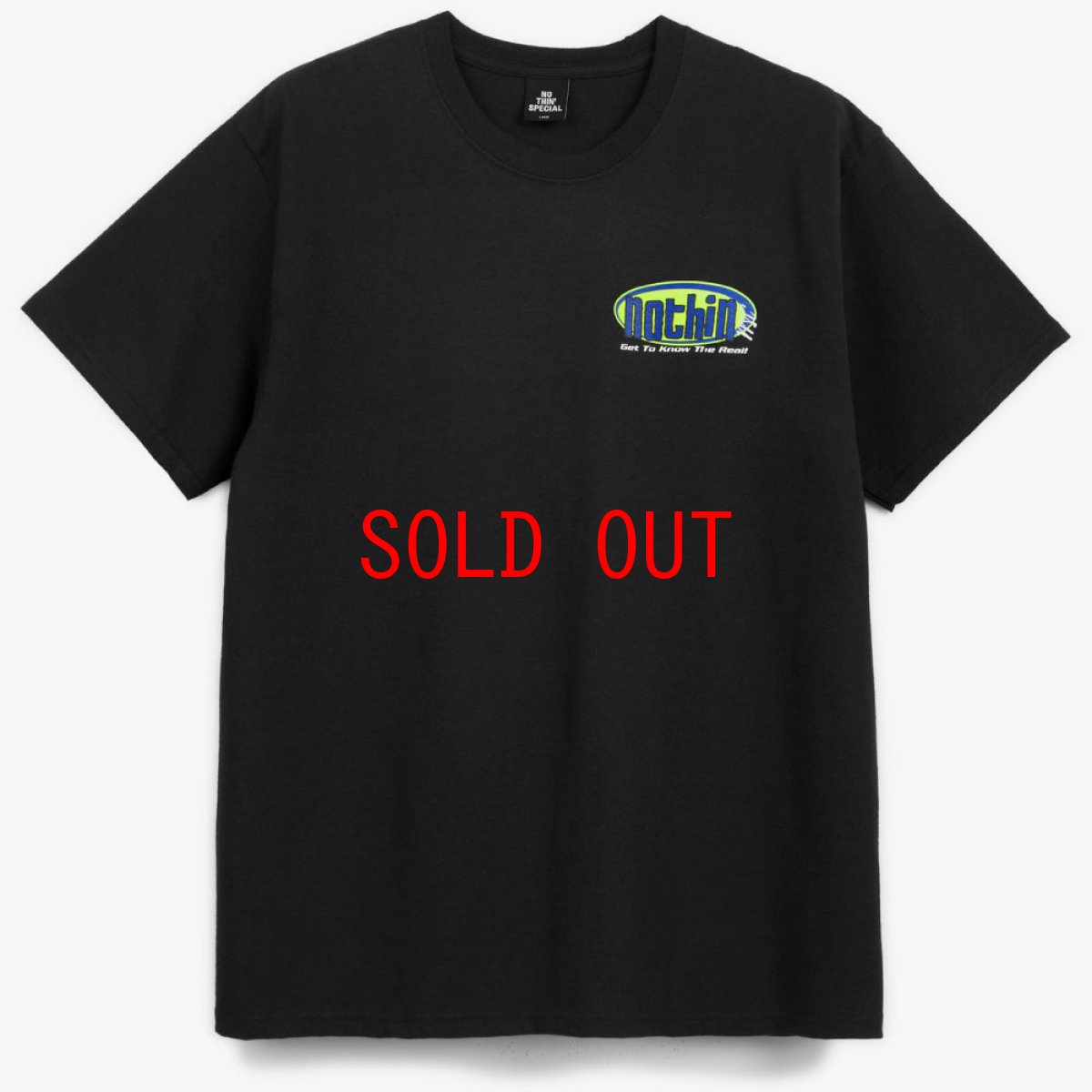 画像2: 【Nothin Special 沖縄 Tシャツ セレクトショップ】Get To Know S/S Tee BLK ロゴ 半袖 (2)