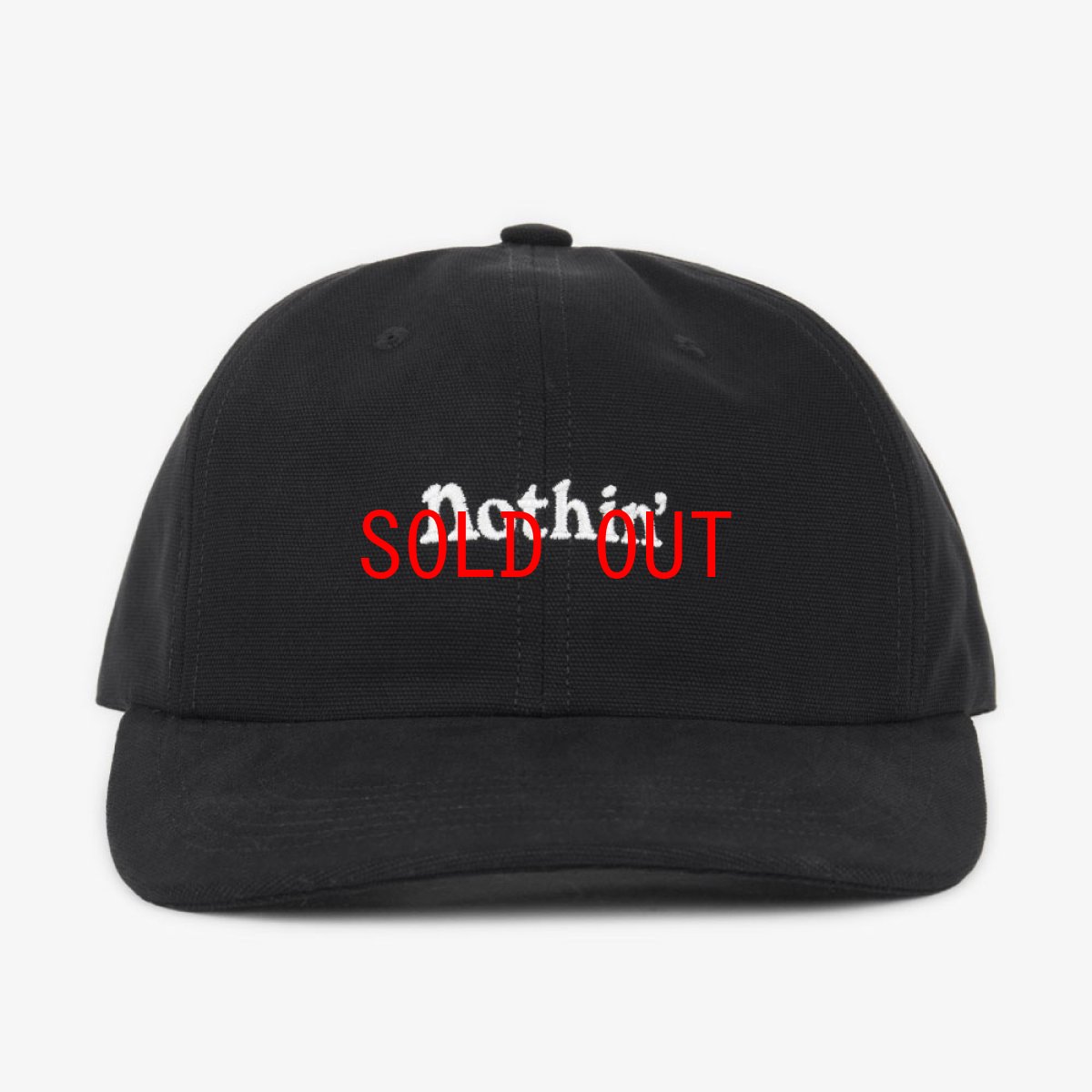 画像2: Logo 6-Panel Canvas Snapback Cap ロゴ キャンバス パネル キャップ 帽子 (2)