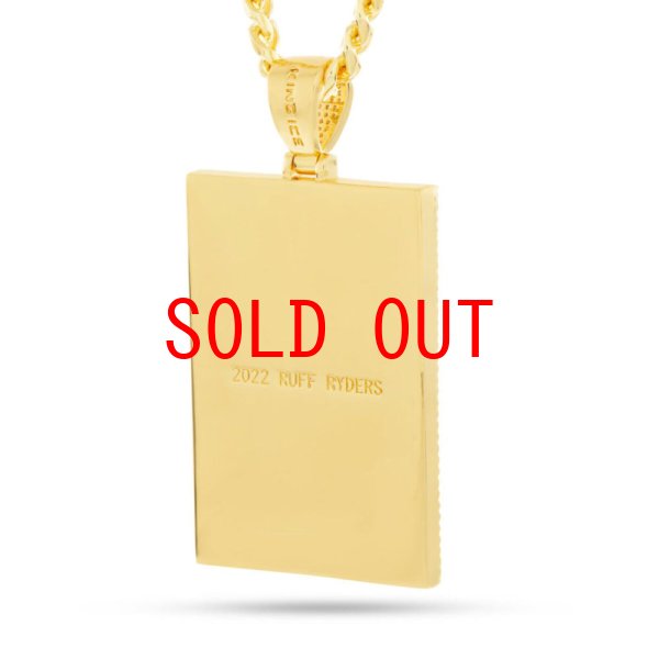 正規取扱通販店】King Ice(キングアイス) Ruff Ryders Dog Tag Logo