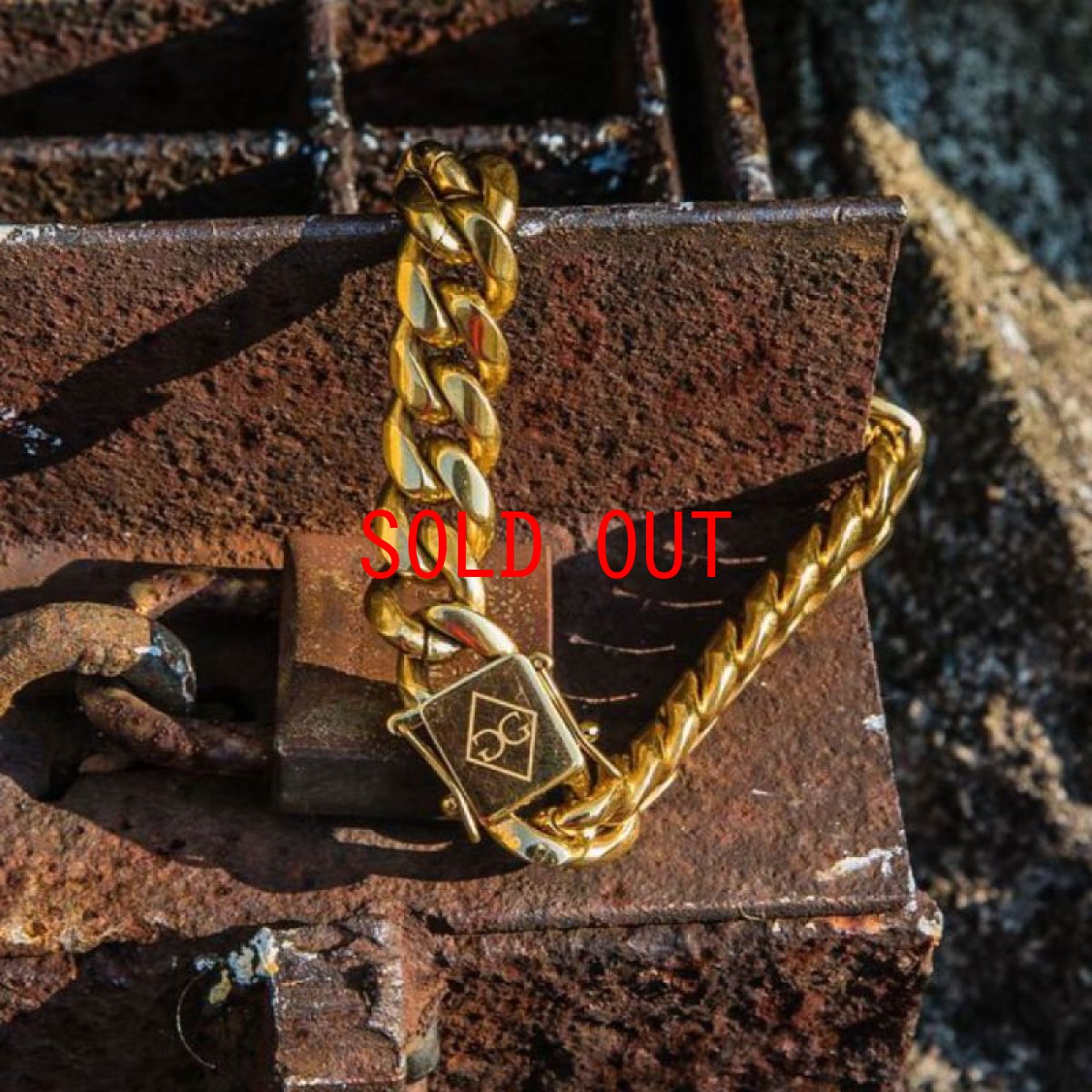 画像4: Miami Cuban Link Gold Bracelet 12mm ブレスレット ゴールド (4)