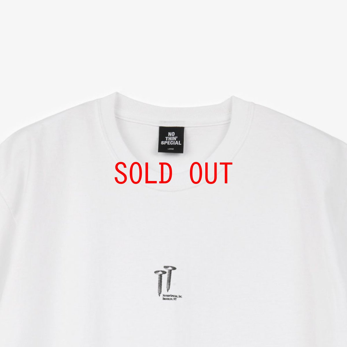 画像2: Screw S/S Tee WHT 半袖 Tシャツ (2)