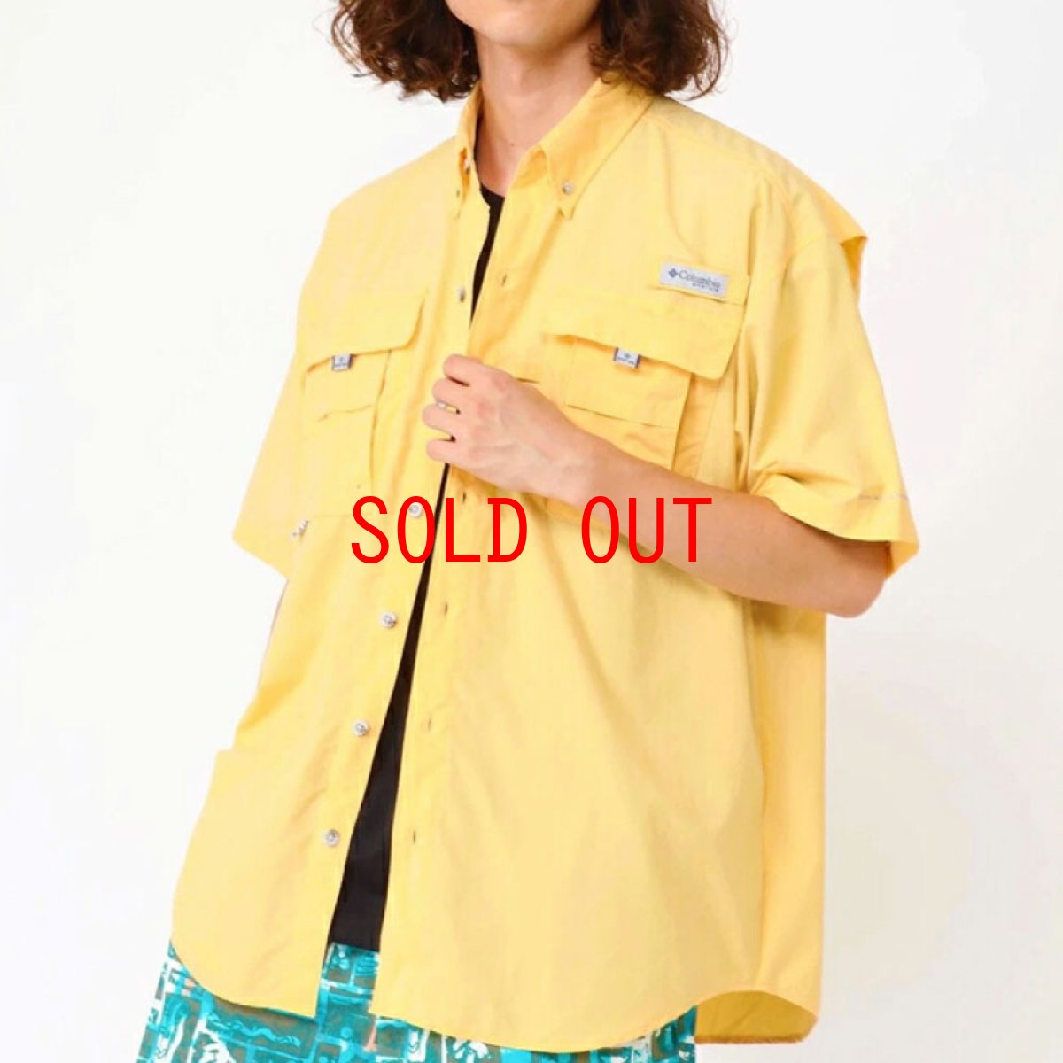 画像1: 【Columbia 沖縄 シャツ メンズファッション 通販】Bahama TM II S/S Shirt 半袖 Utility Fishing PFG Sun Glow (1)