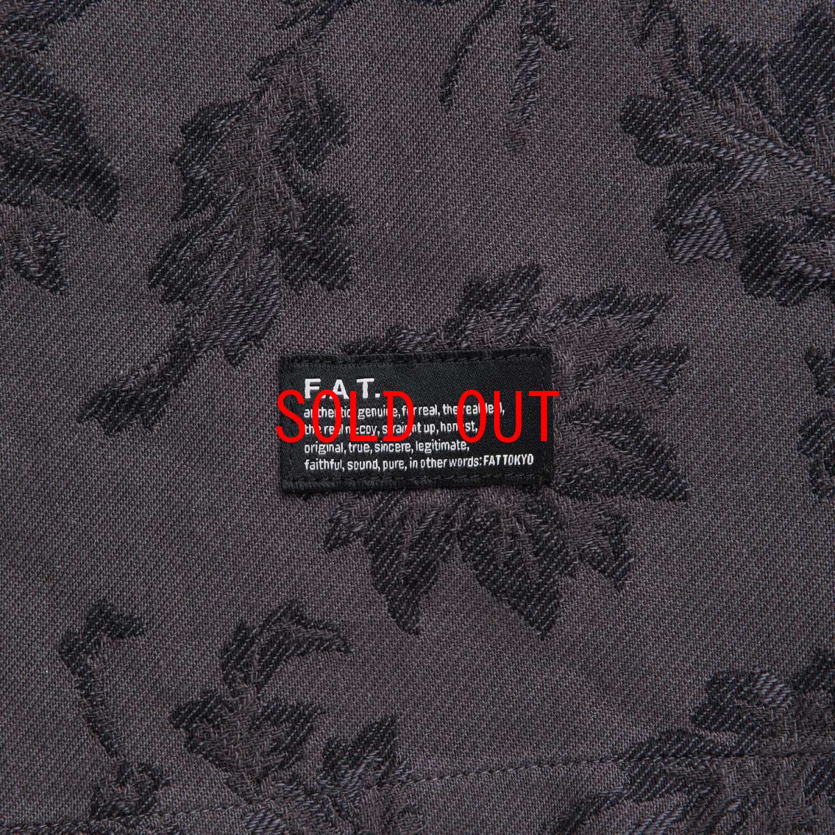 画像5: GIGASSOM Botanical Shirt Jacket ボタニカル シャツ ジャケット (5)