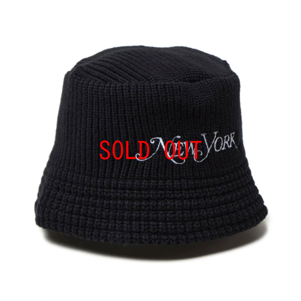画像2: New York Magazine Knit Bucket Hat ニット バケット ハット マガジン キャップ 帽子 (2)