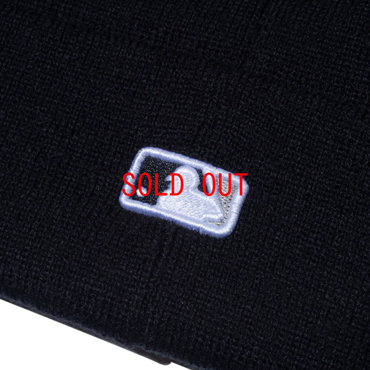 画像4: New York Yankees MLB Team Logo Knit Cap Black ベーシック カフ ニット ニューヨーク ヤンキース キャップ 帽子 (4)