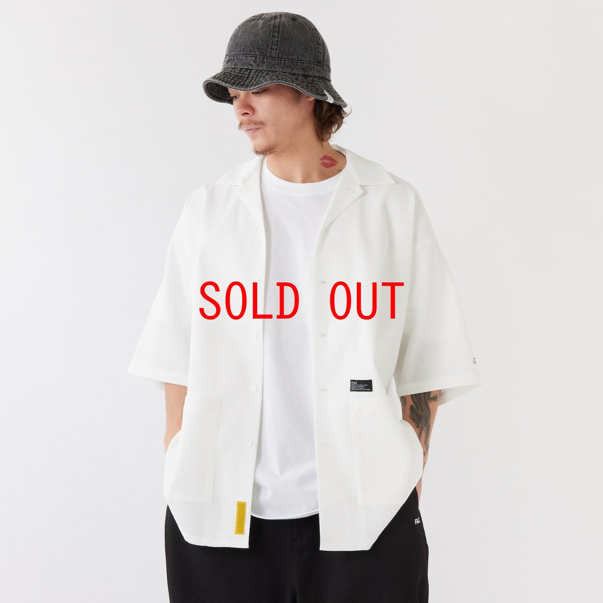 F.A.T. GIGABUMP S/S All Over Waffle Shirts