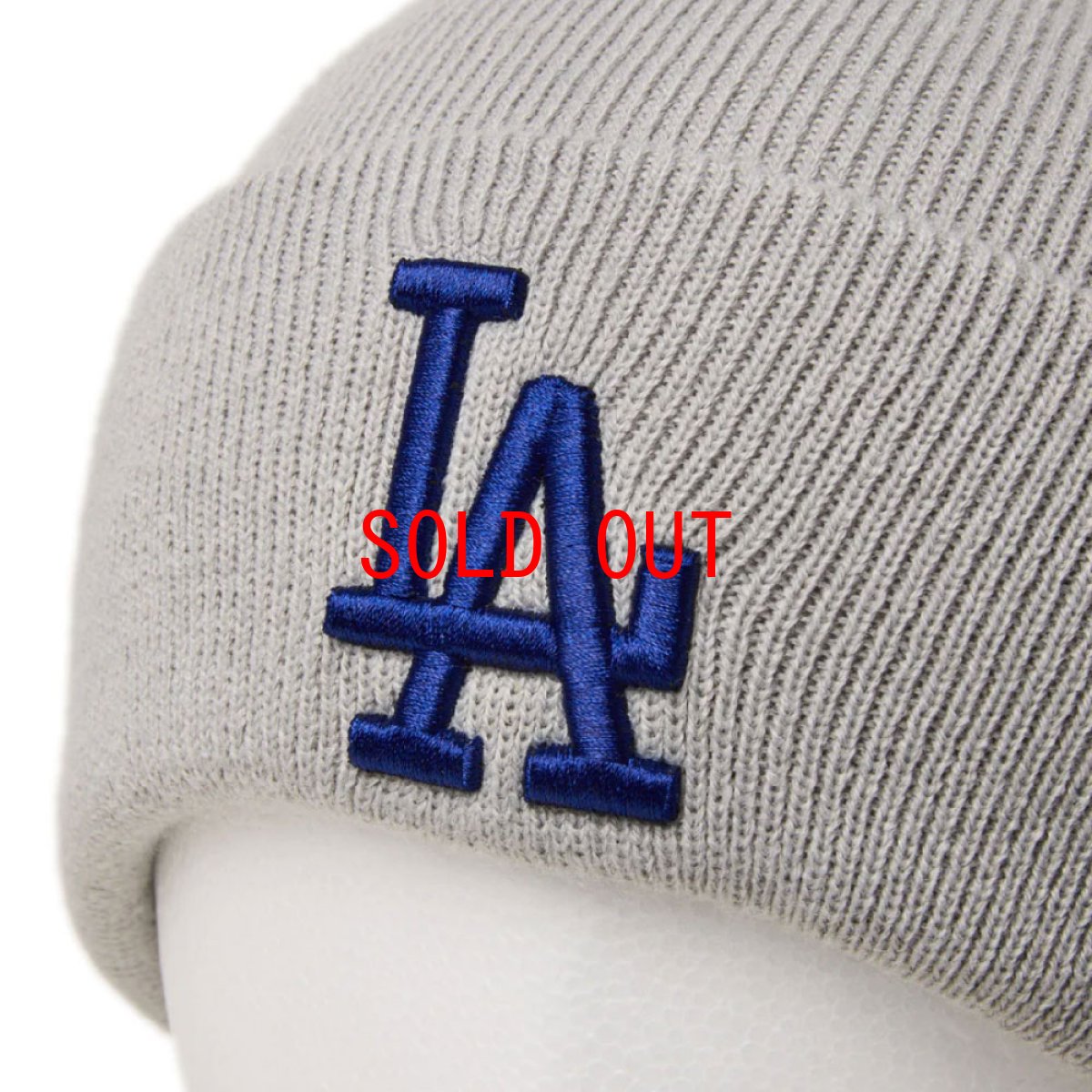 画像5: Los Angeles Dodgers MLB Team Logo PomPom Knit Cap ポンポン ニット リブ ロサンゼルス ドジャース キャップ 帽子 (5)