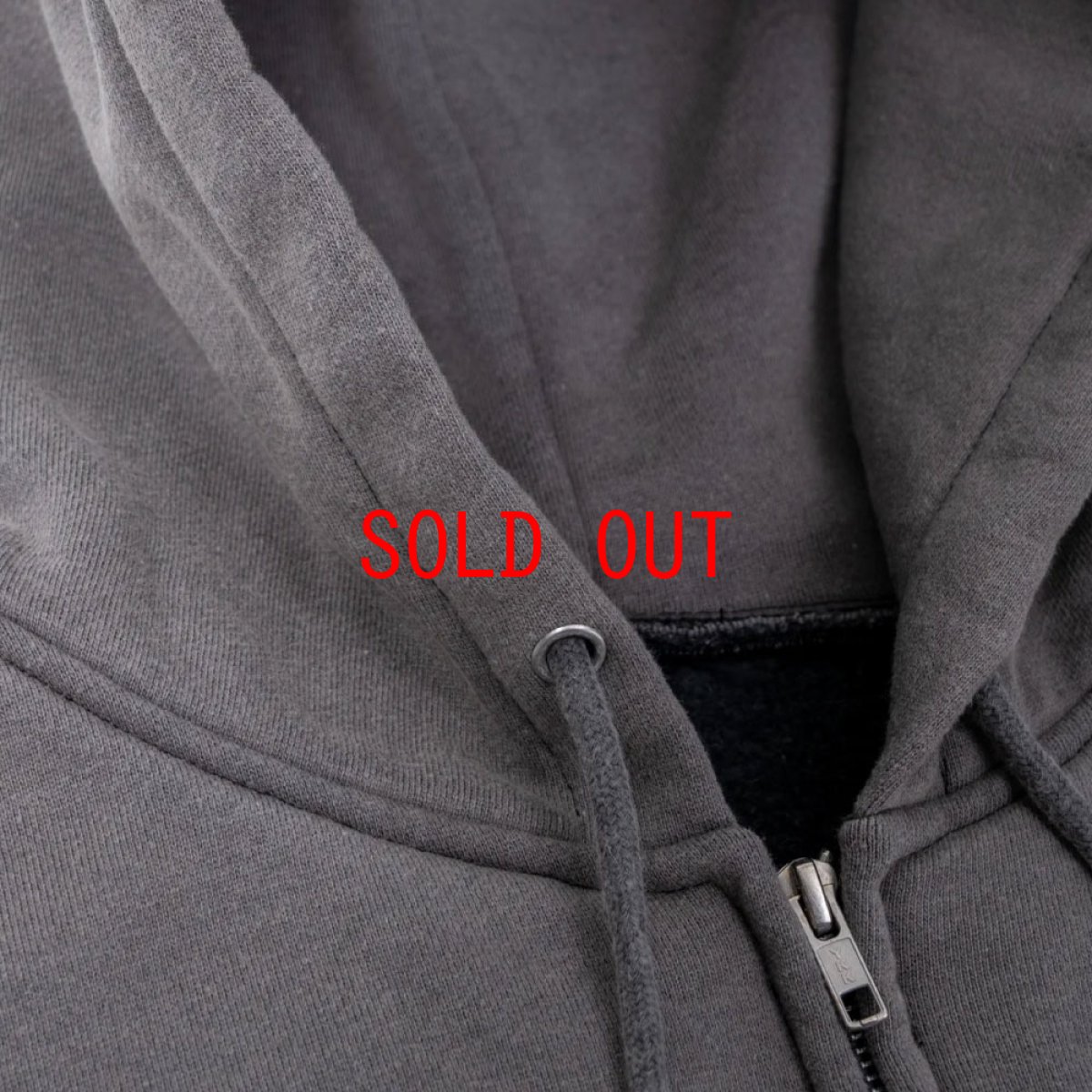 画像13: KING OF DIGGIN’ Faded Zip Sweat Hoodie” Washed ジップ スウェットフーディ ヘヴィ 12.4oz DJ MURO (13)