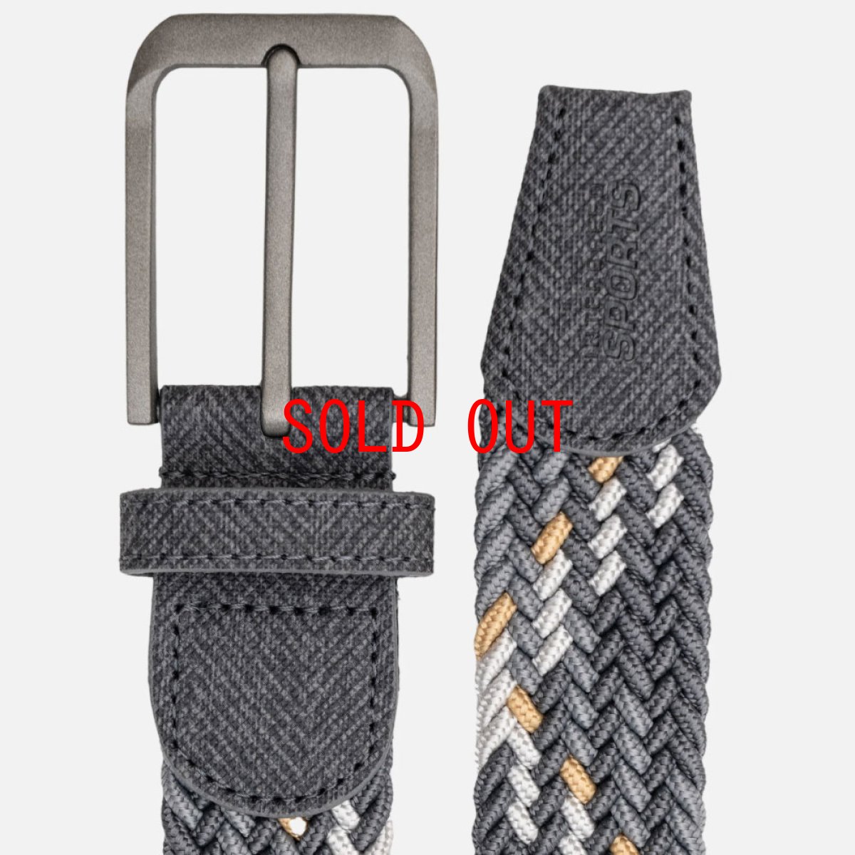 画像2: IB Sports Stretch Belt 編み込み メッシュ ベルト (2)