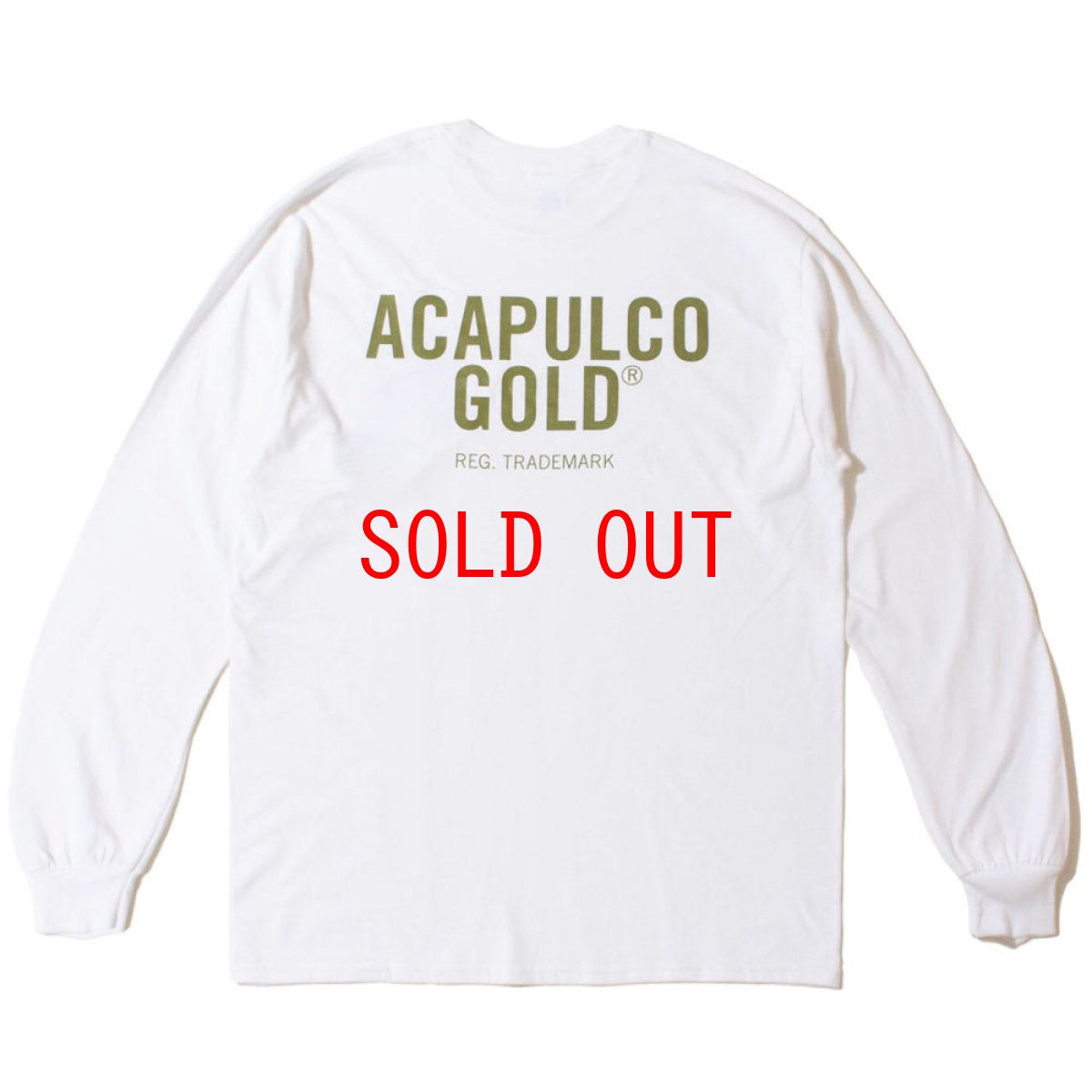 画像3: Get High L/S Tee White 長袖 Tシャツ (3)