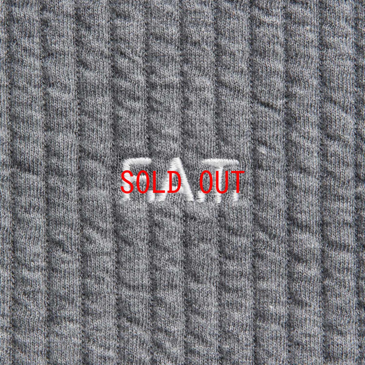 画像5: QUILHALF Quilting Half Zip Sweat Shirt GRY キルティング ハーフ ジップ スウェット シャツ (5)