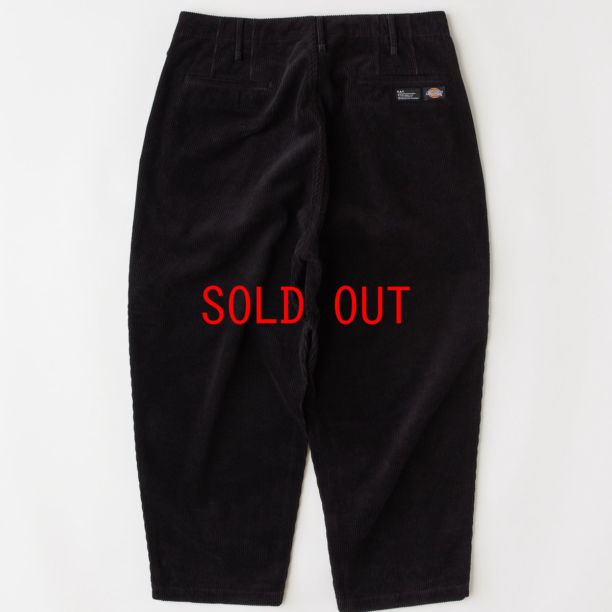 画像3: × Dickies Wallies Corduroy Pants BLK ディッキーズ コーデュロイ パンツ (3)