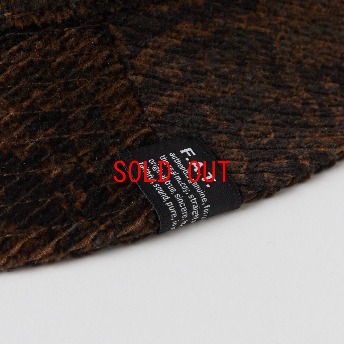 画像2: BELLSLEY Military Corduroy Paisley Hat ミリタリー 6パネル コーデュロイ ペイズリー ハット 帽子 (2)