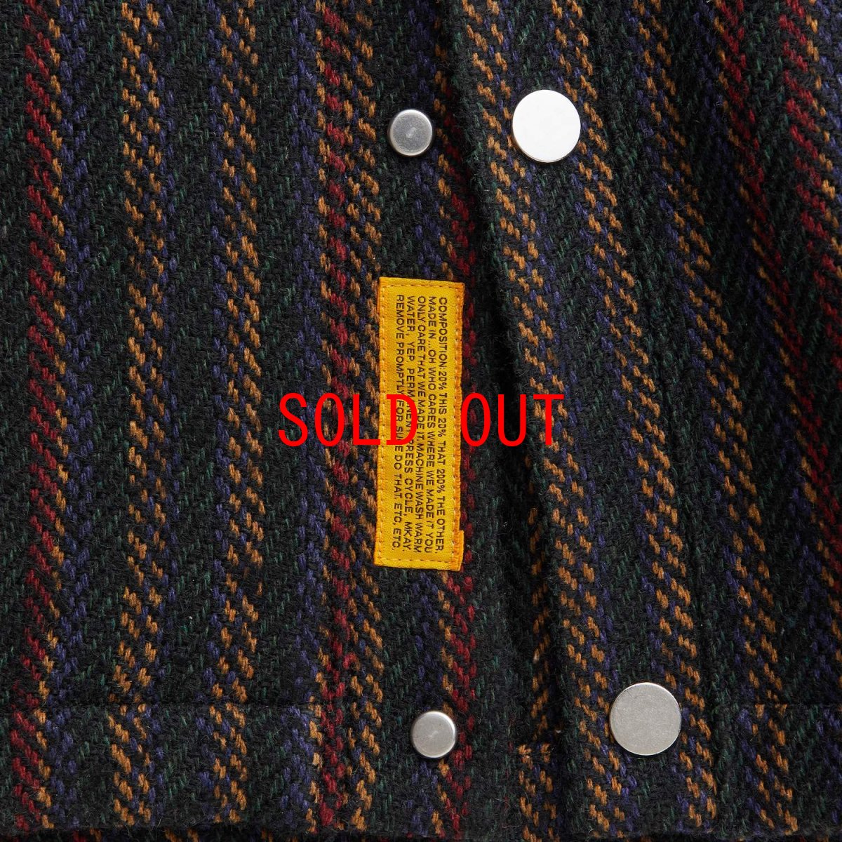 画像5: HERRINGAN Cardigan ストライプ スナップ カーディガン (5)