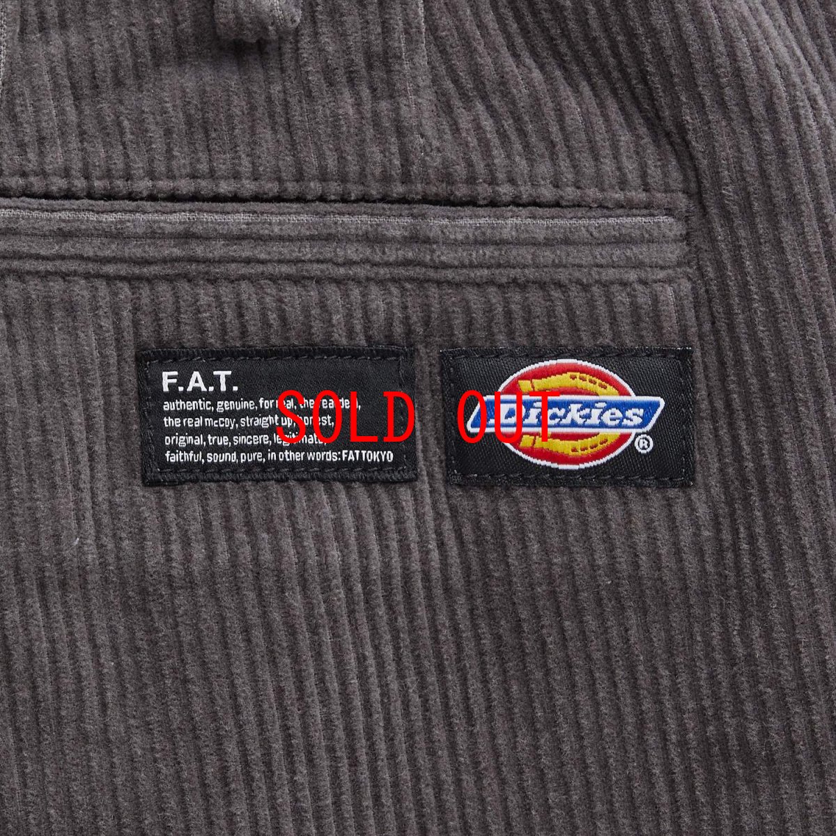 画像5: × Dickies Wallies Corduroy Pants GRY ディッキーズ コーデュロイ パンツ (5)