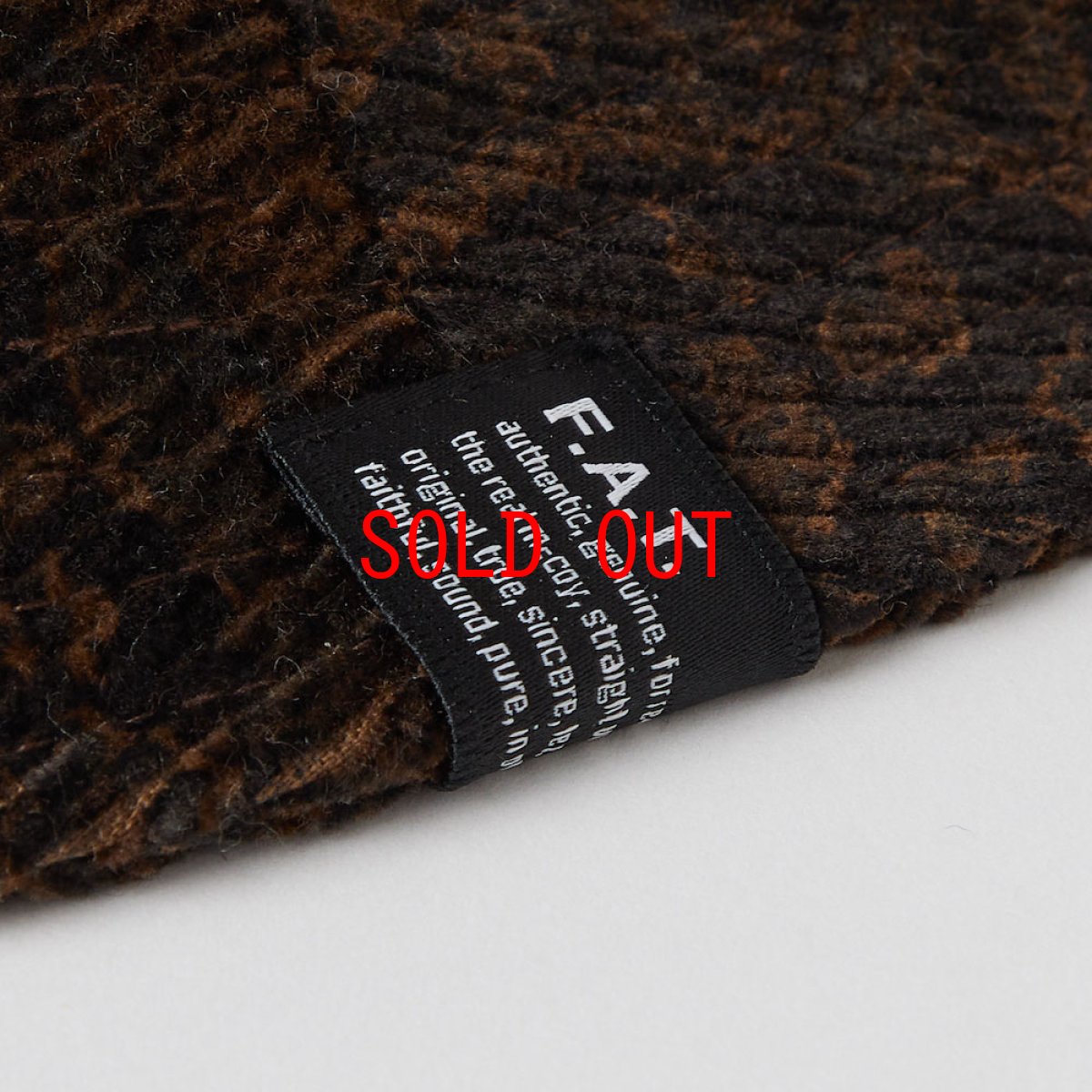 画像4: BELLSLEY Military Corduroy Paisley Hat ミリタリー 6パネル コーデュロイ ペイズリー ハット 帽子 (4)